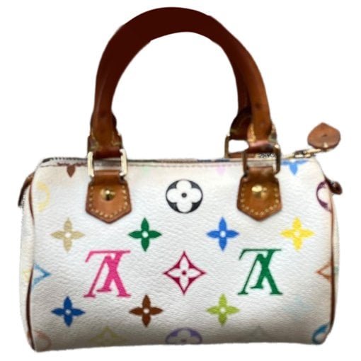 Speedy leather handbag
