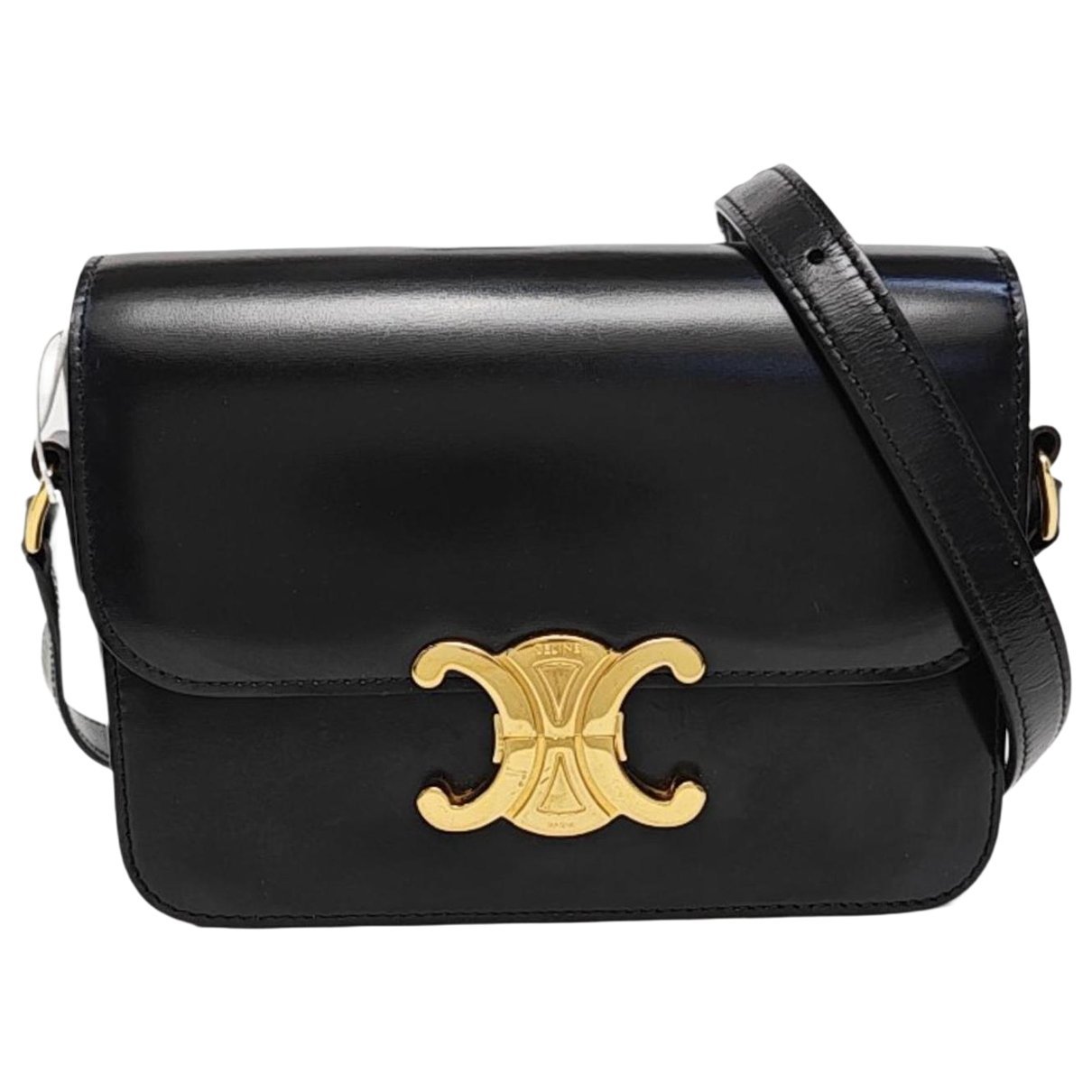 Triomphe leather handbag
