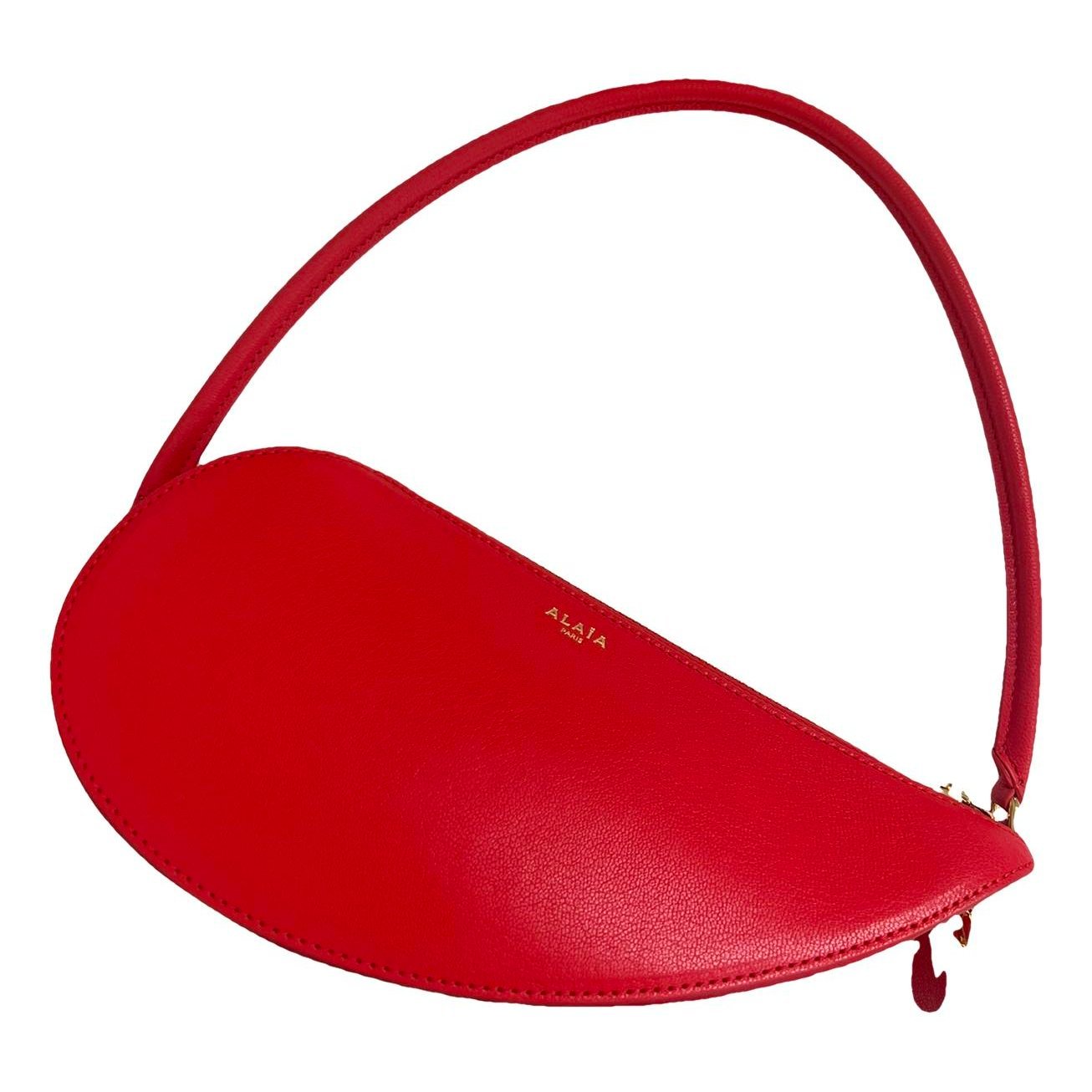 One Piece Demi Lune leather handbag