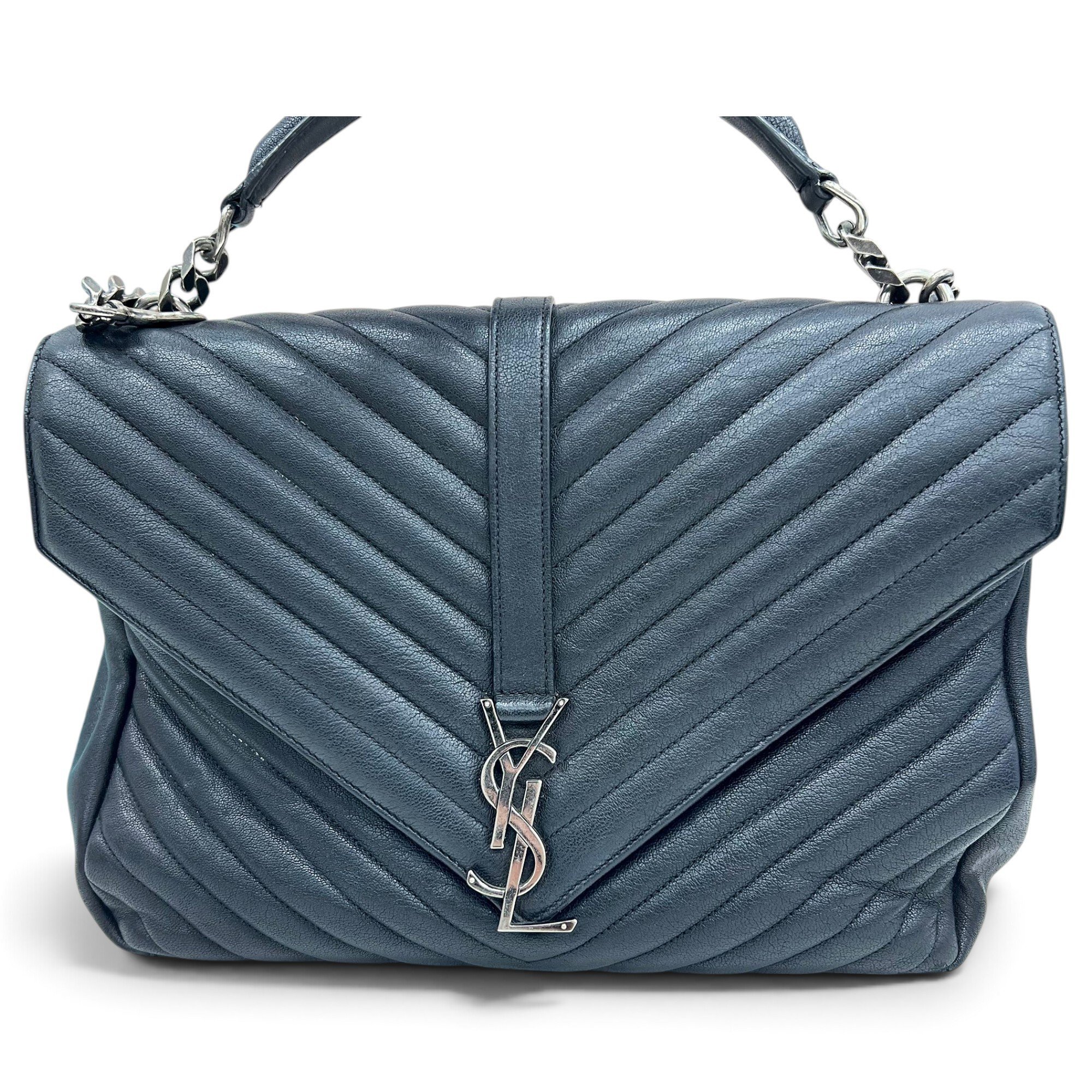 Collége monogramme leather handbag