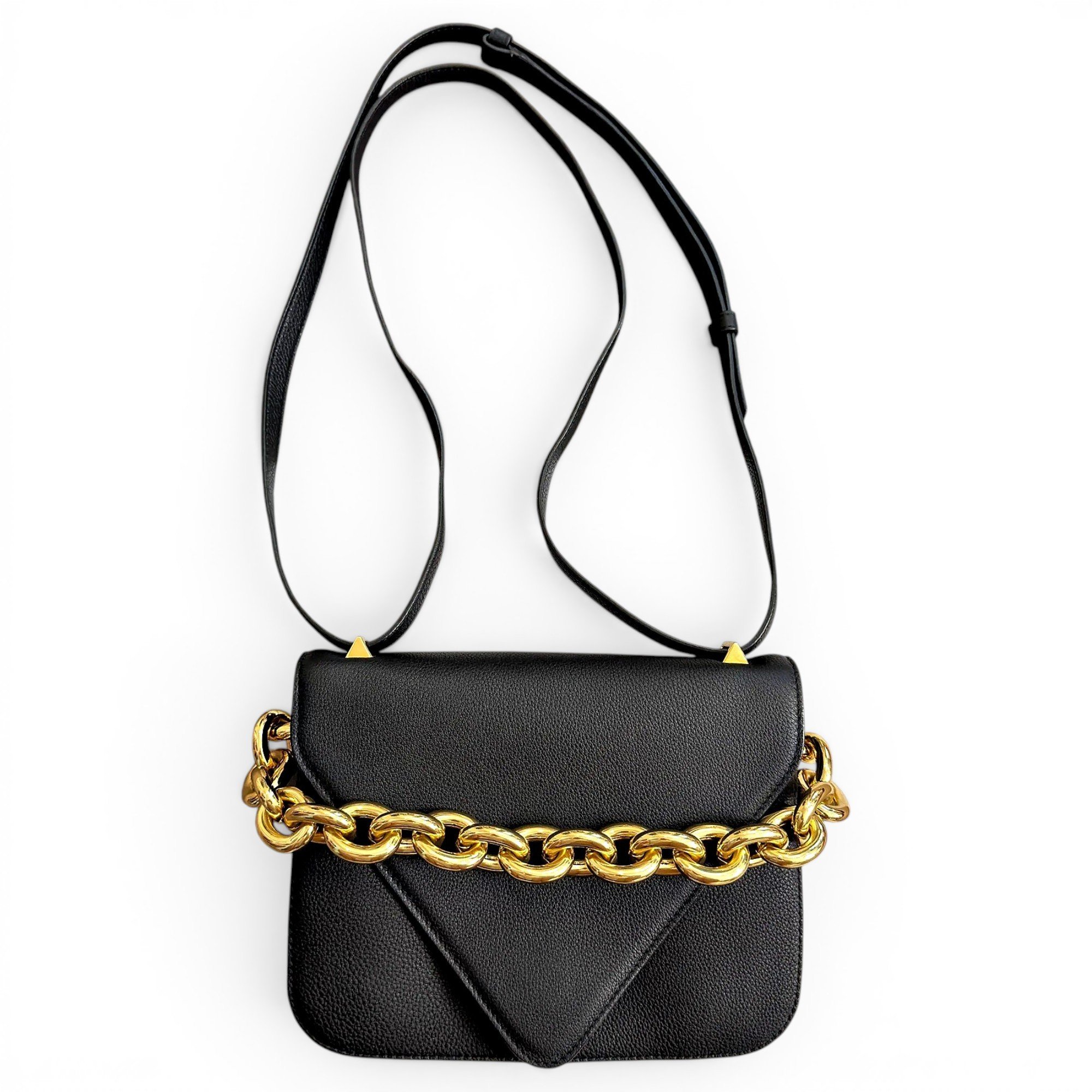 Mount leather crossbody bag