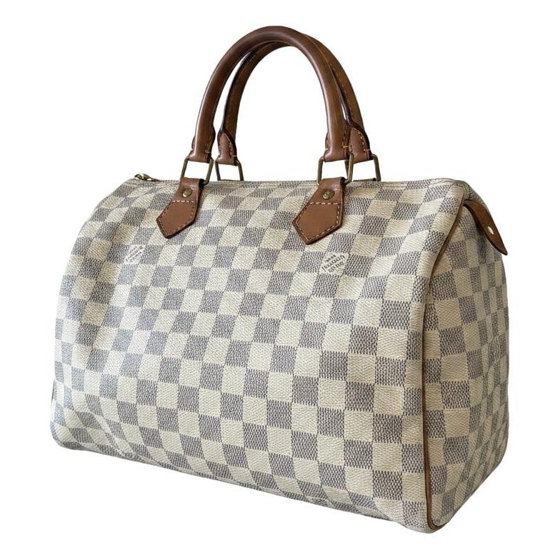 Speedy leather handbag