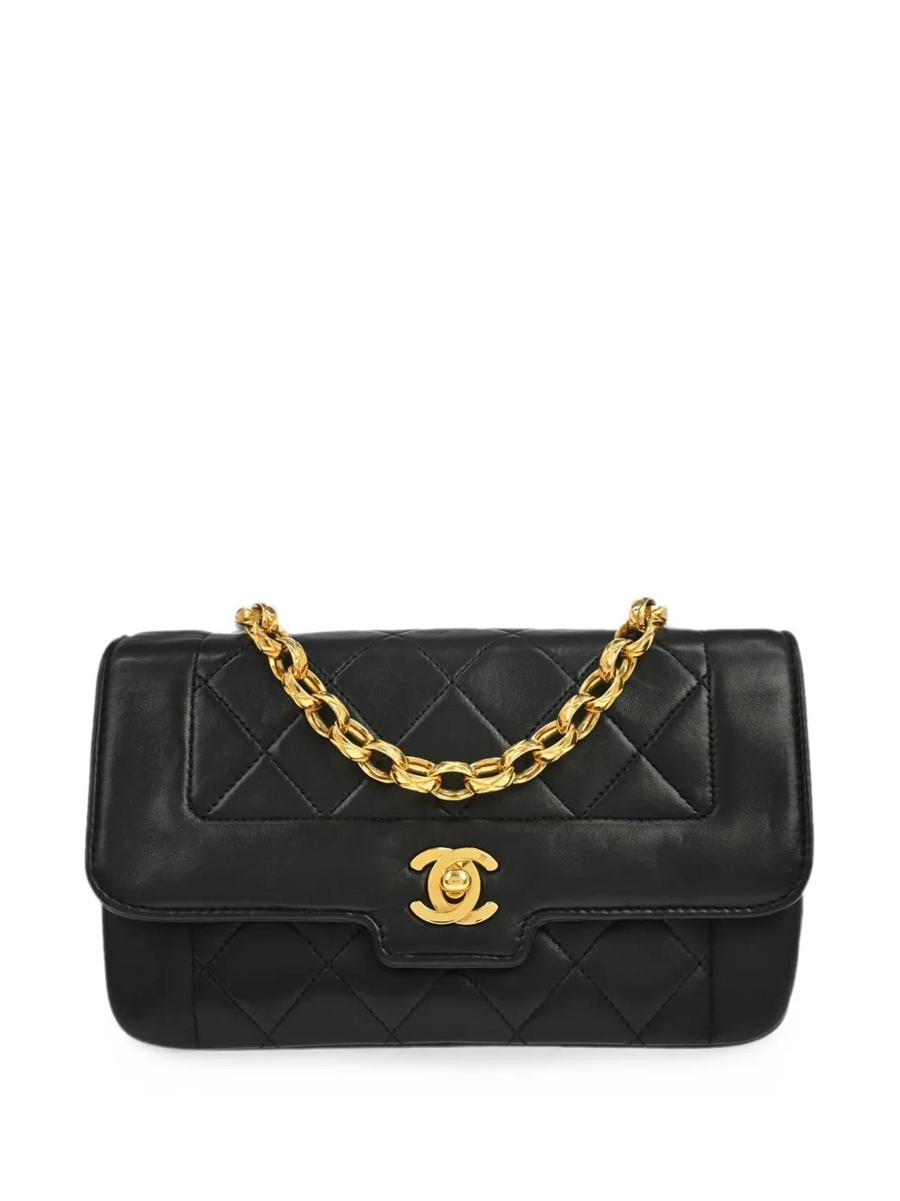 1990 Single Flap quilted shoulder bag