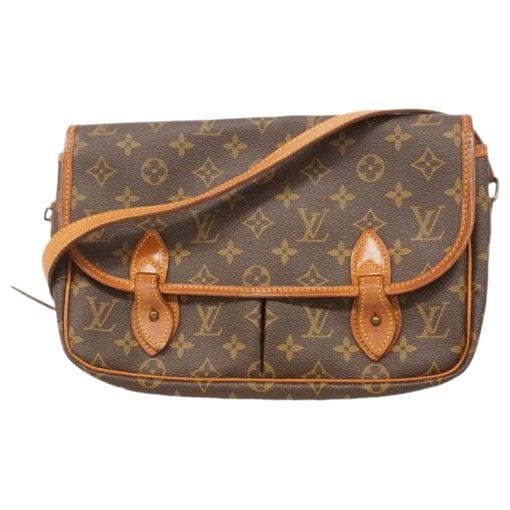 Gibeciere leather crossbody bag