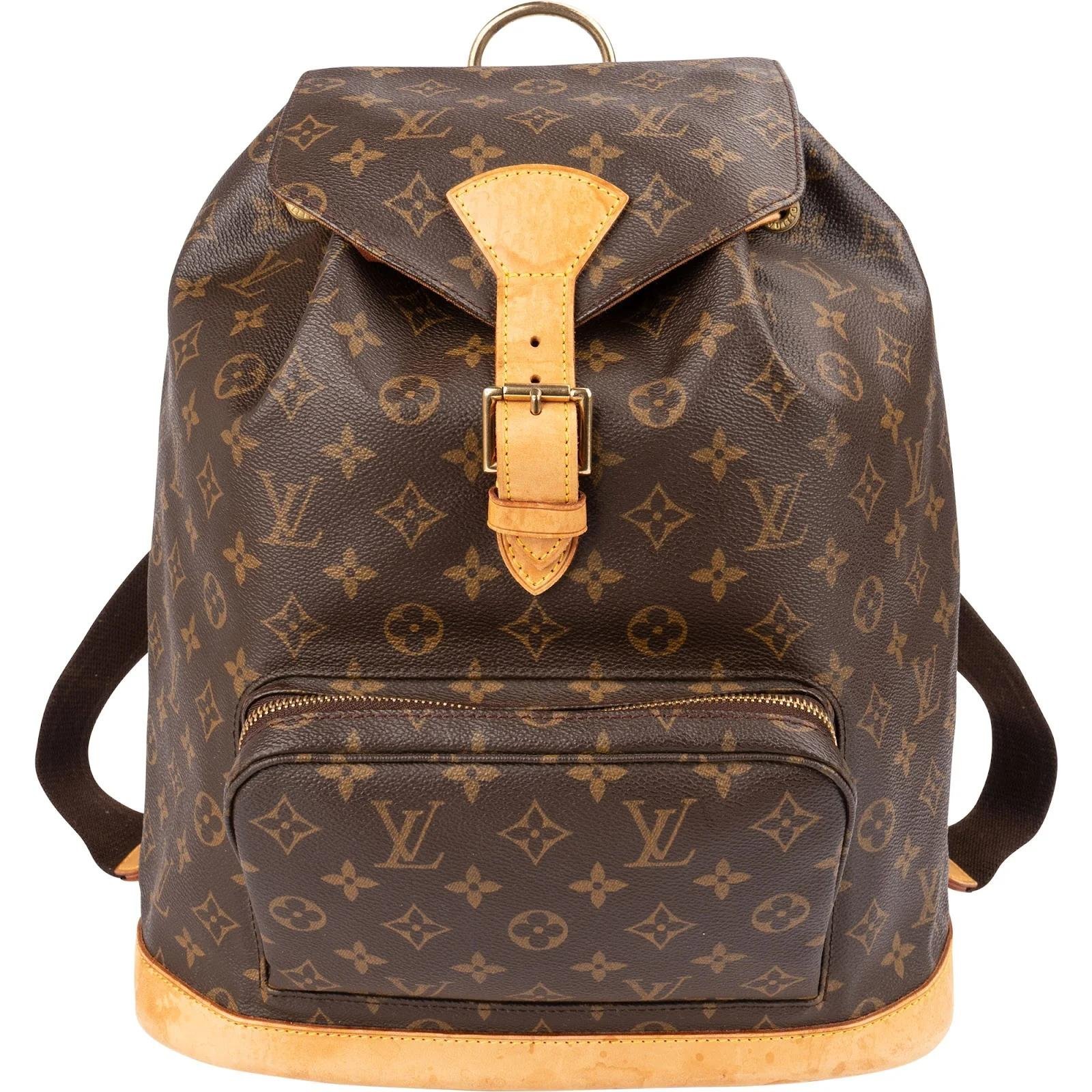 Montsouris leather backpack