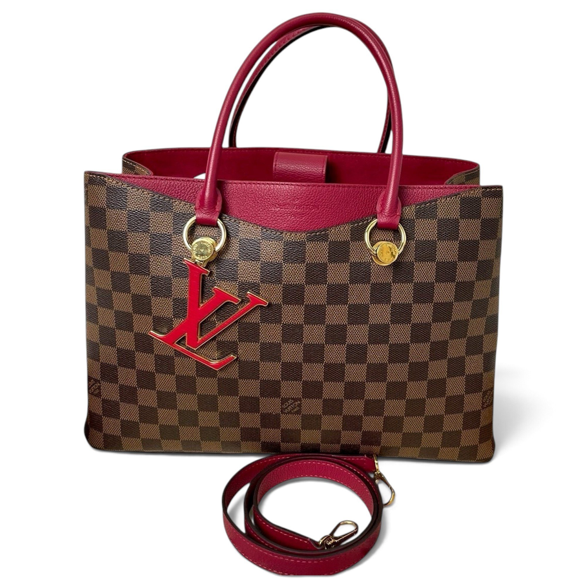 LV Riverside cloth handbag