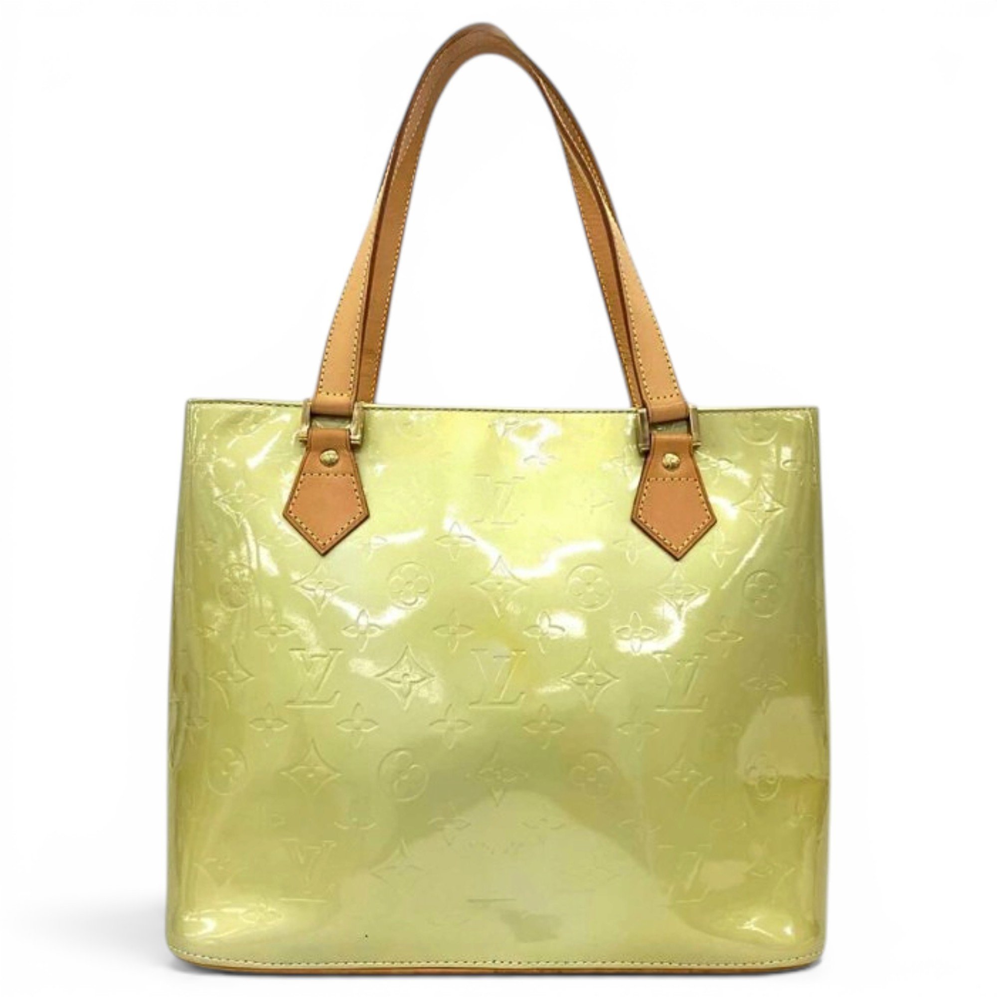 Houston patent leather tote