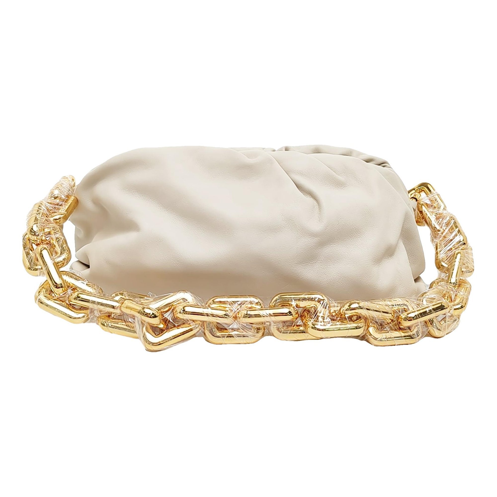 Chain Pouch leather handbag