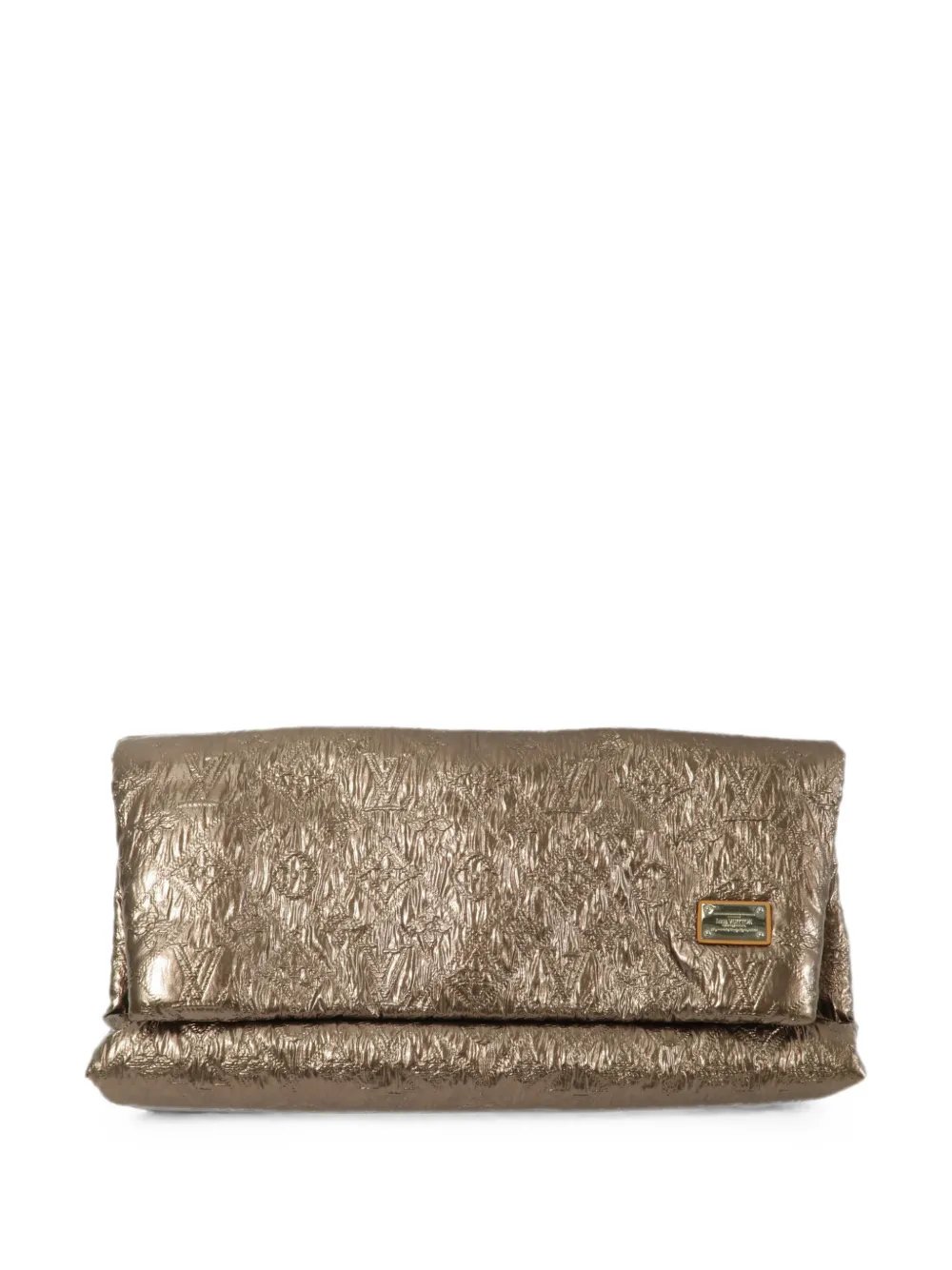 Argent Limelight Monogram clutch bag