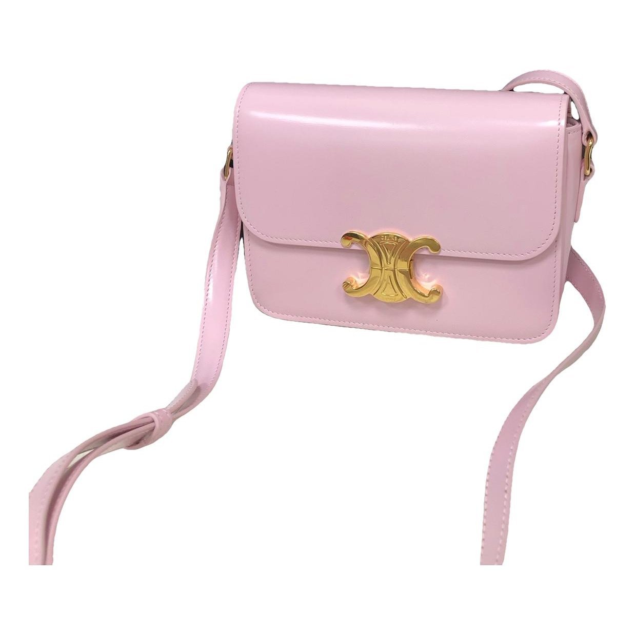 Triomphe leather handbag