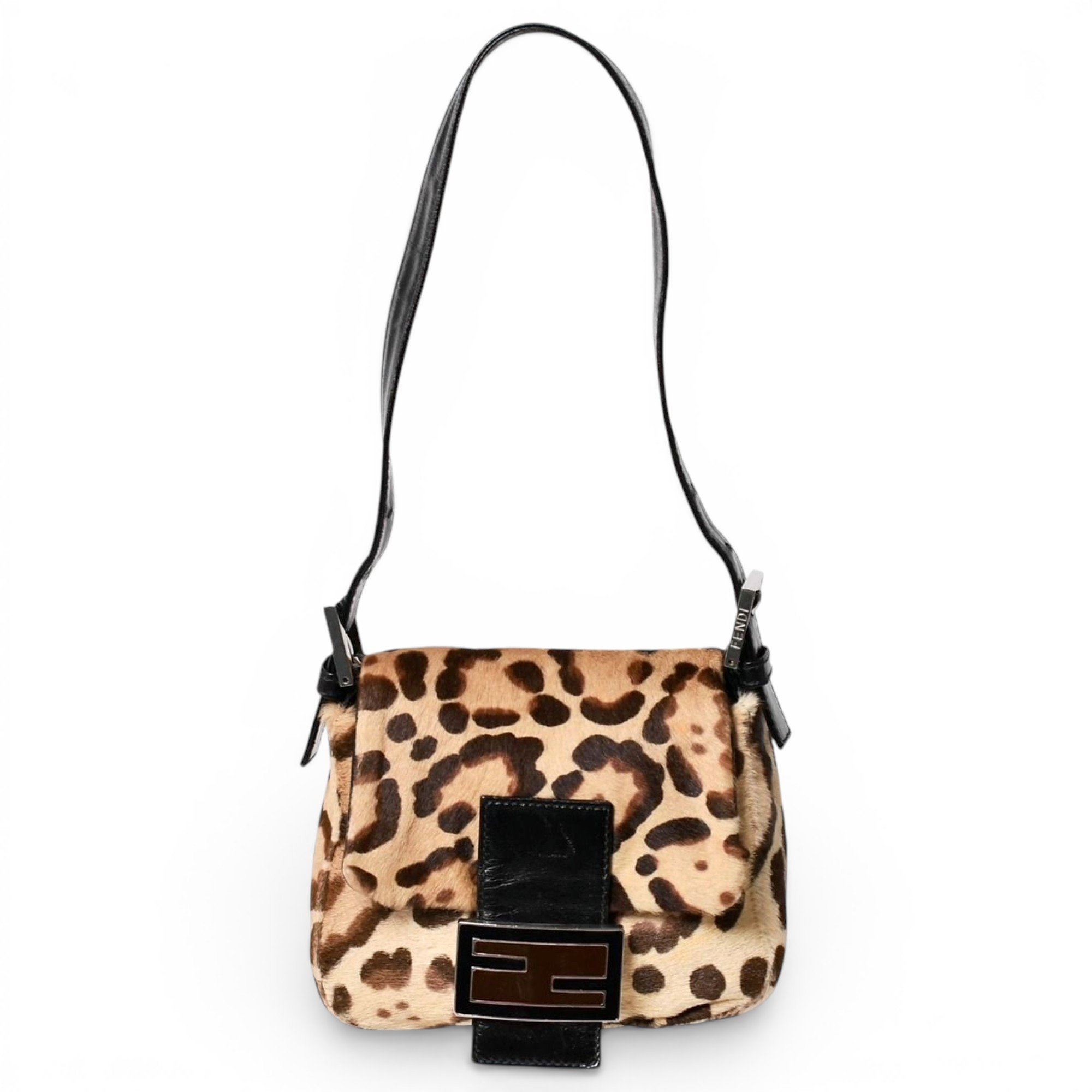 Baguette leather handbag