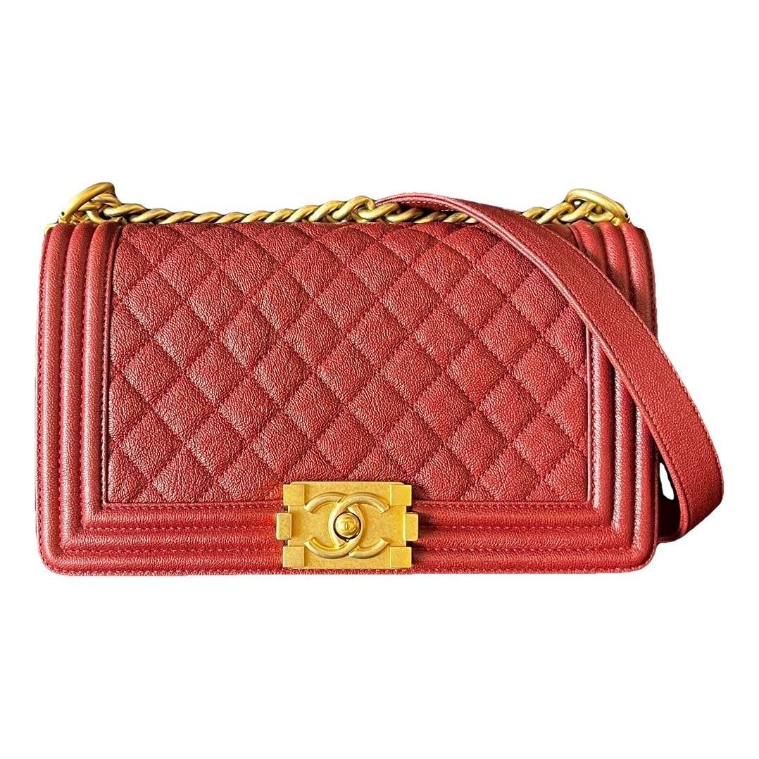 Boy leather crossbody bag