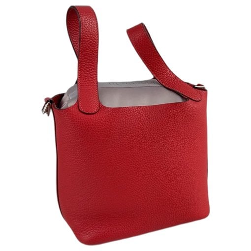 Picotin leather handbag