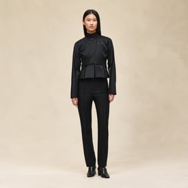 Short jacket with basque