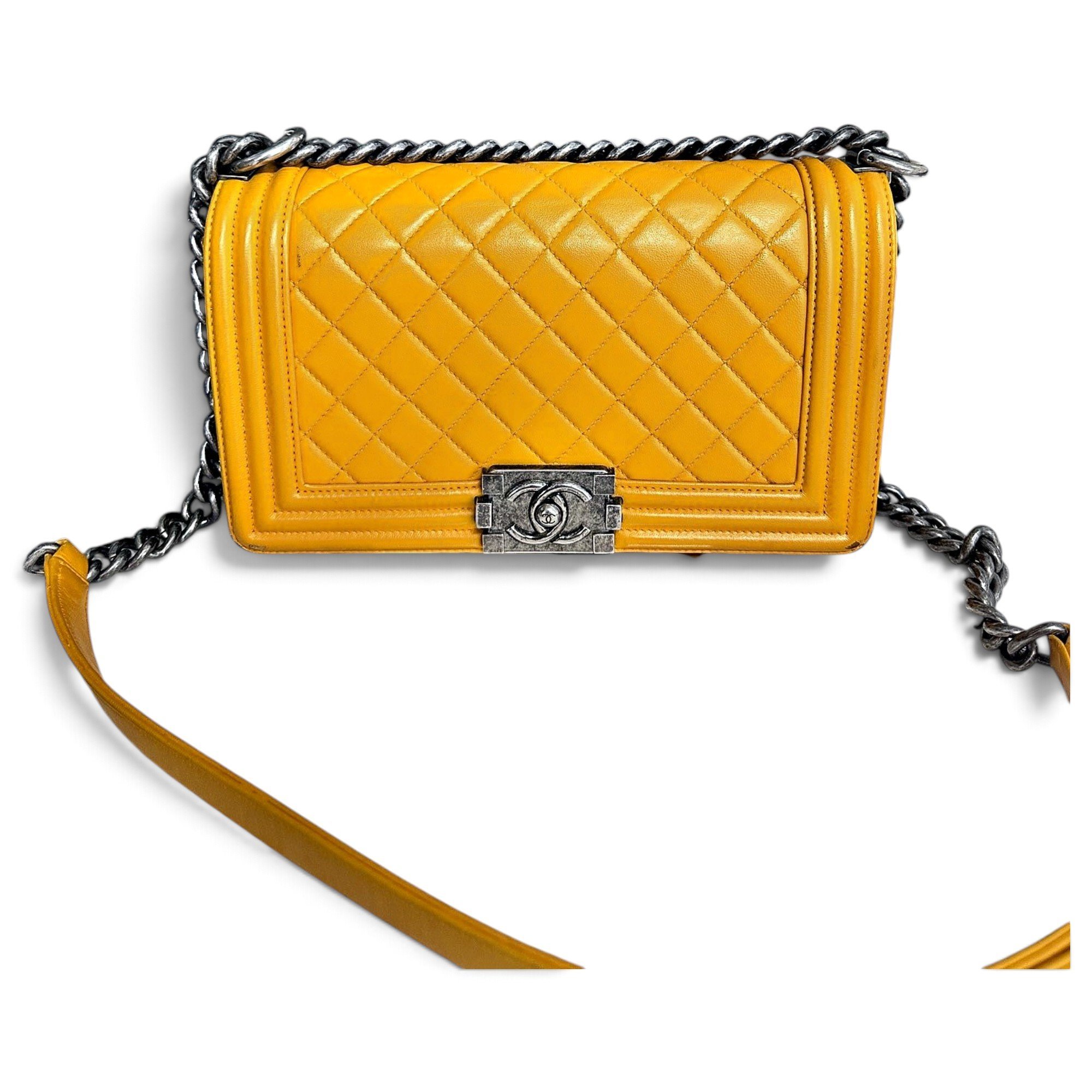 Boy leather crossbody bag