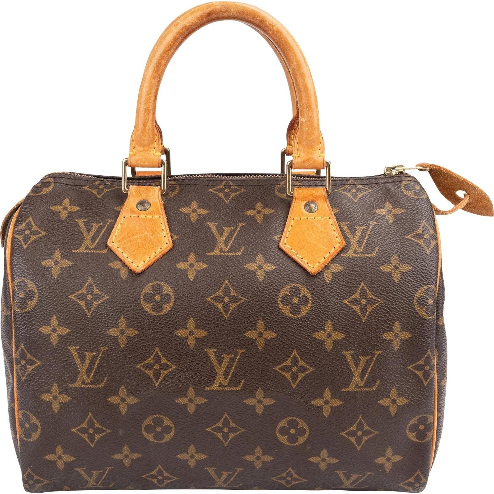Speedy leather handbag