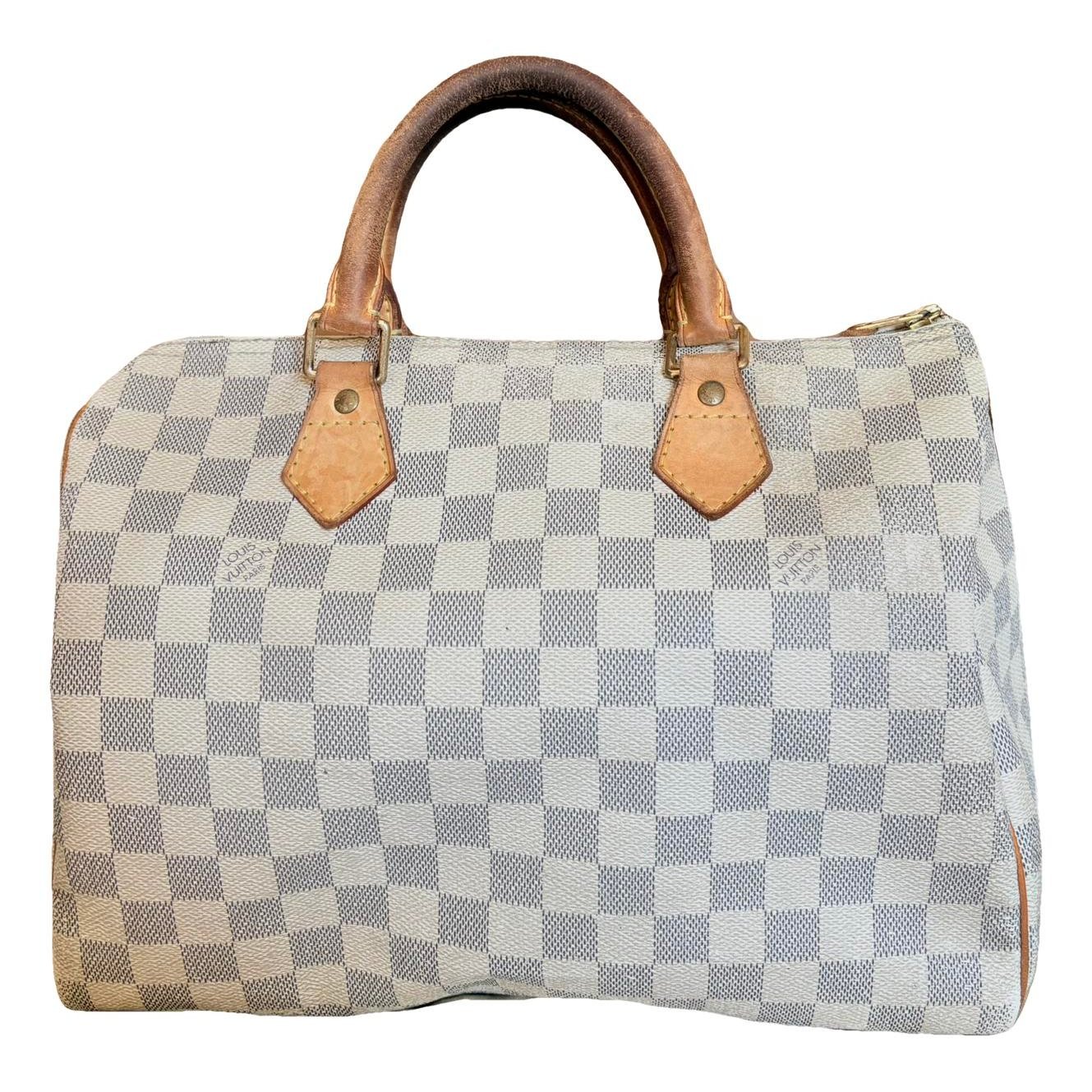 Speedy leather handbag