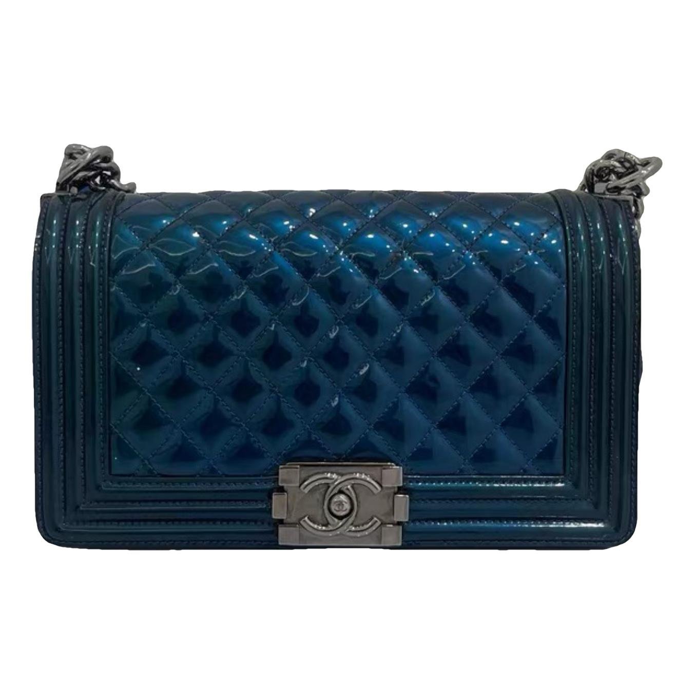 Boy patent leather crossbody bag