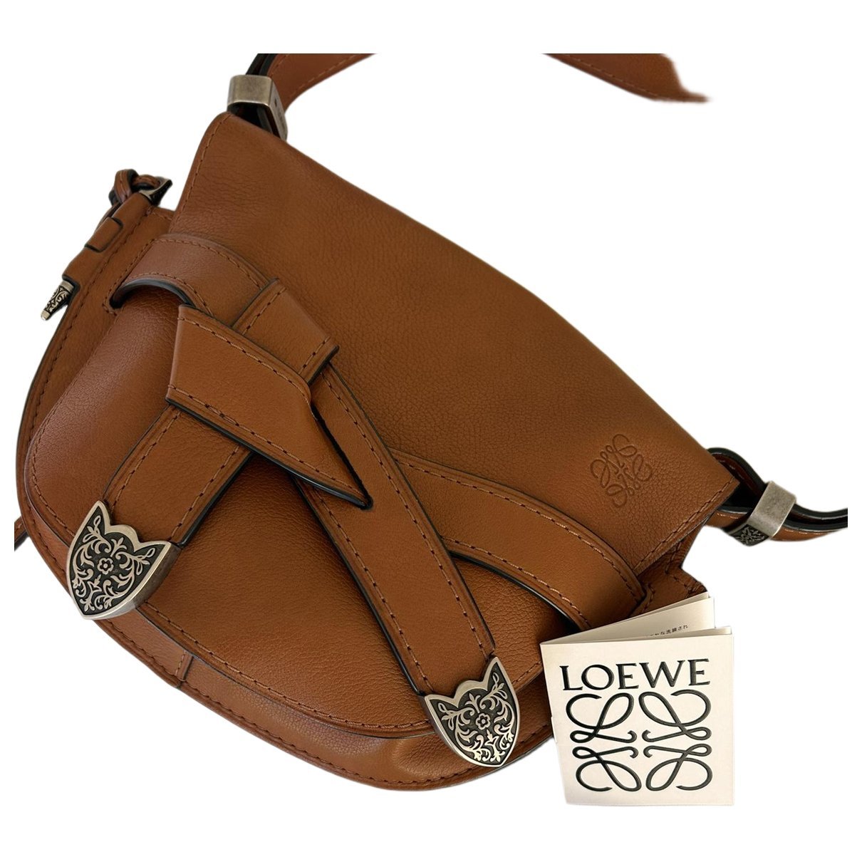 Gate leather crossbody bag
