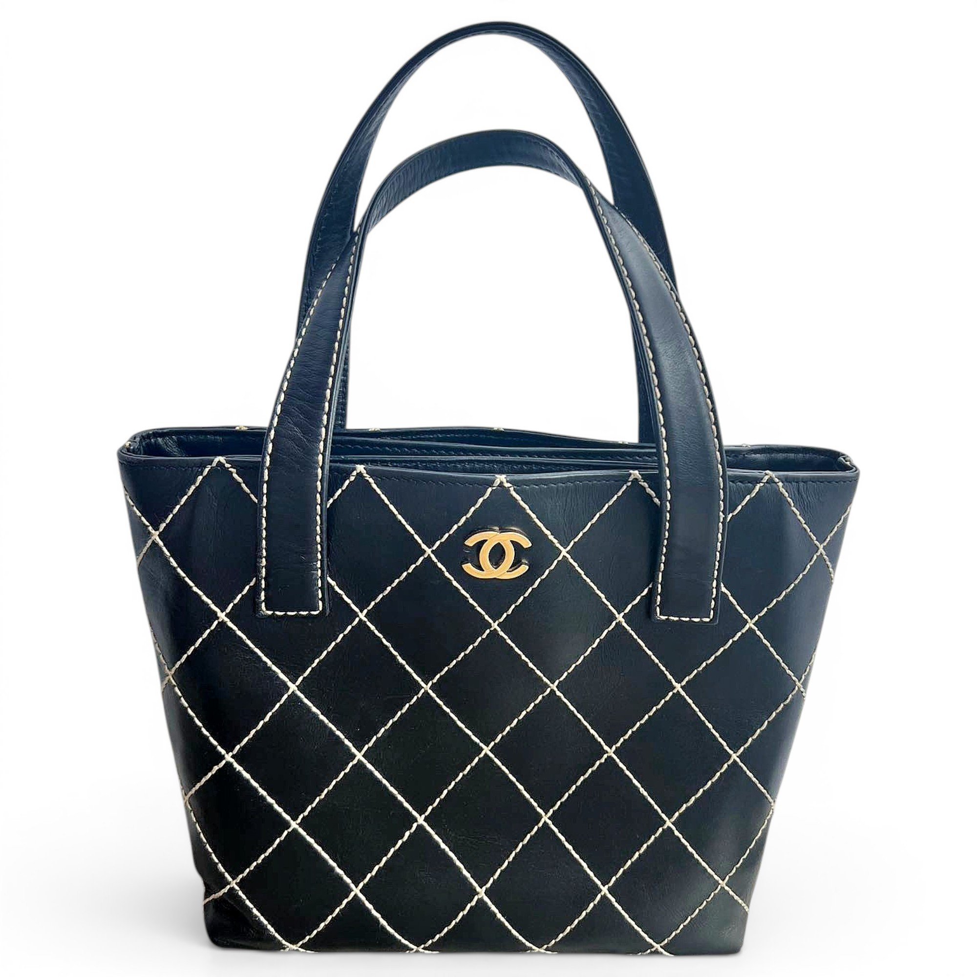 Leather tote