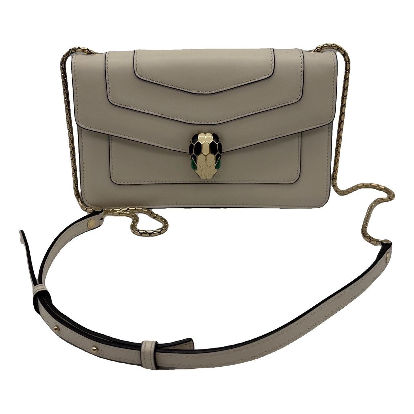 Bvlgari Serpenti leather handbag