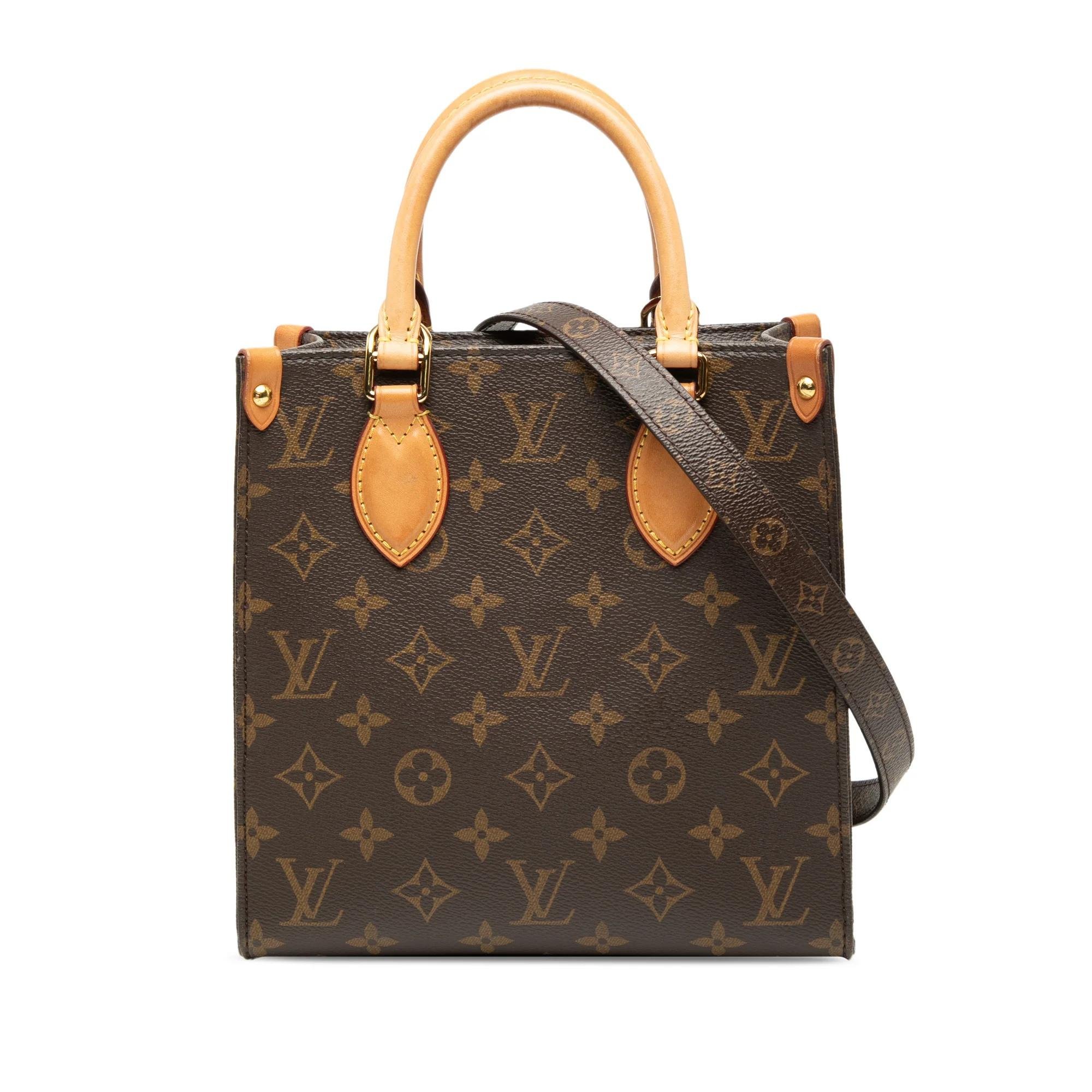 Plat leather satchel