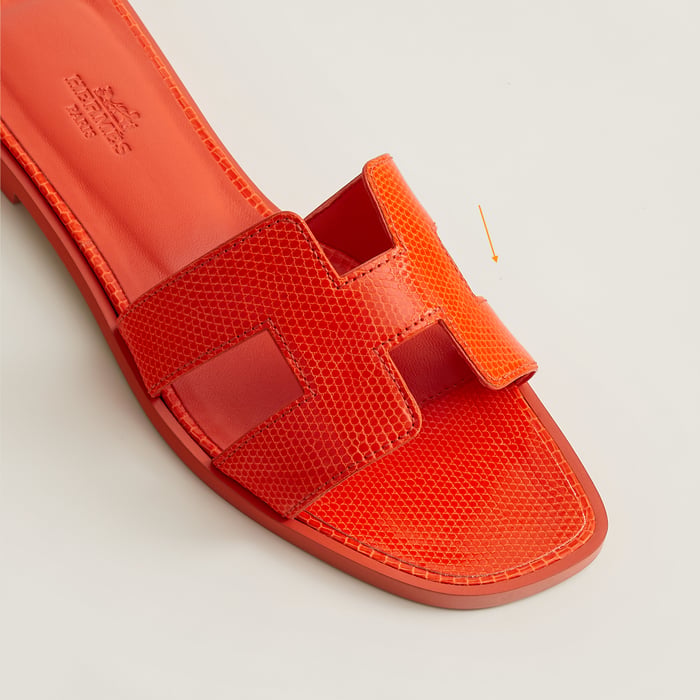 Orange Synthétique Oran Sandal