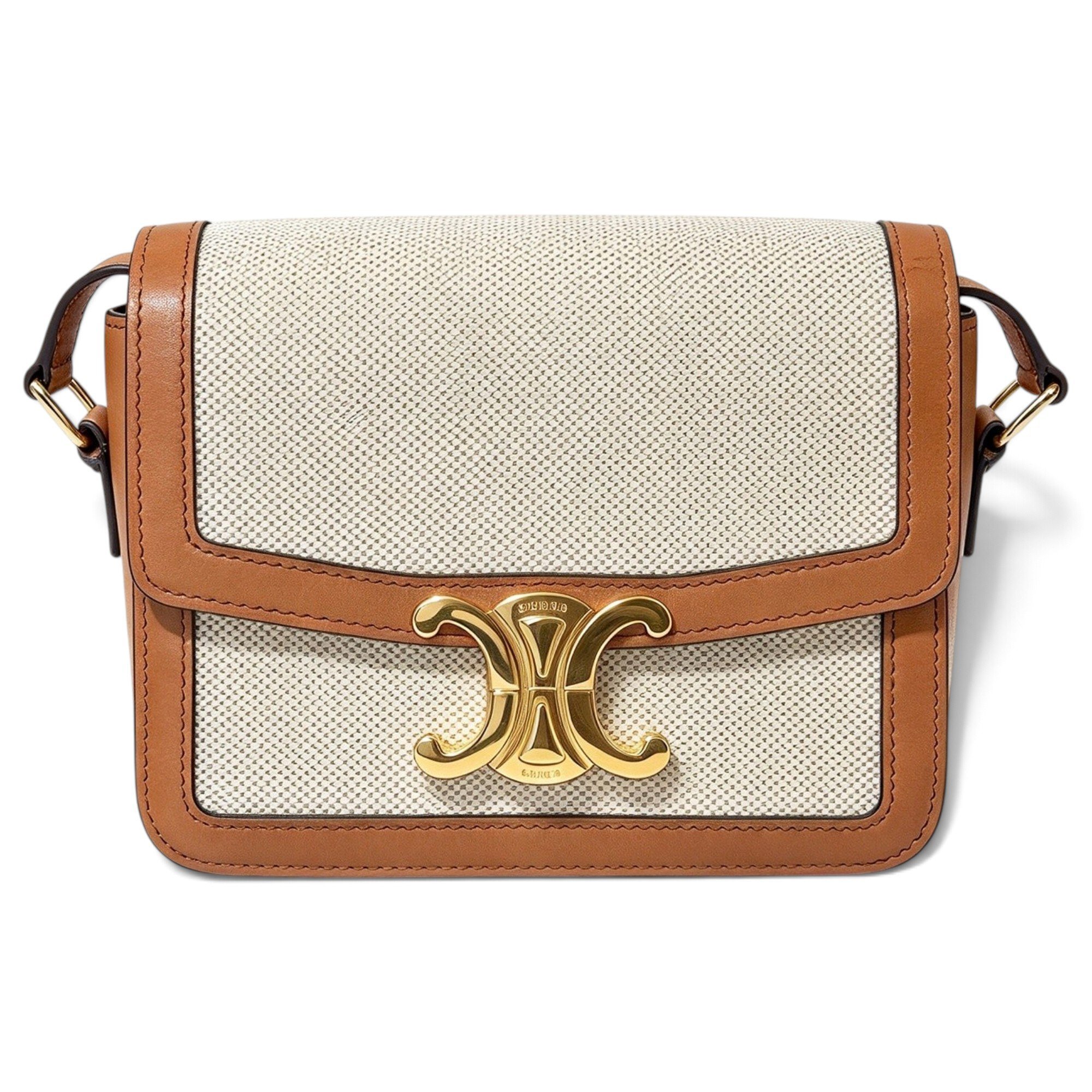 Triomphe cloth crossbody bag