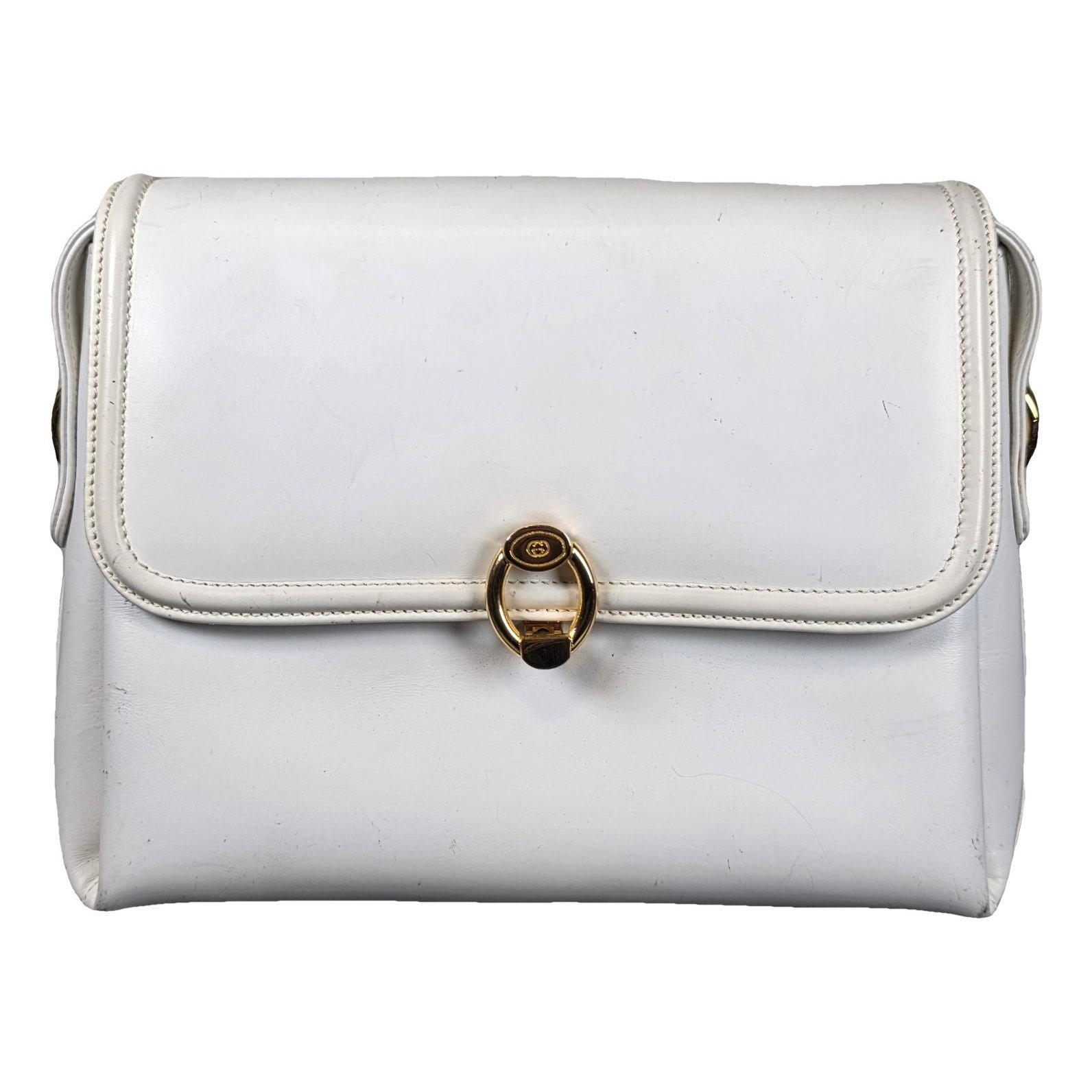 GG Ring leather handbag