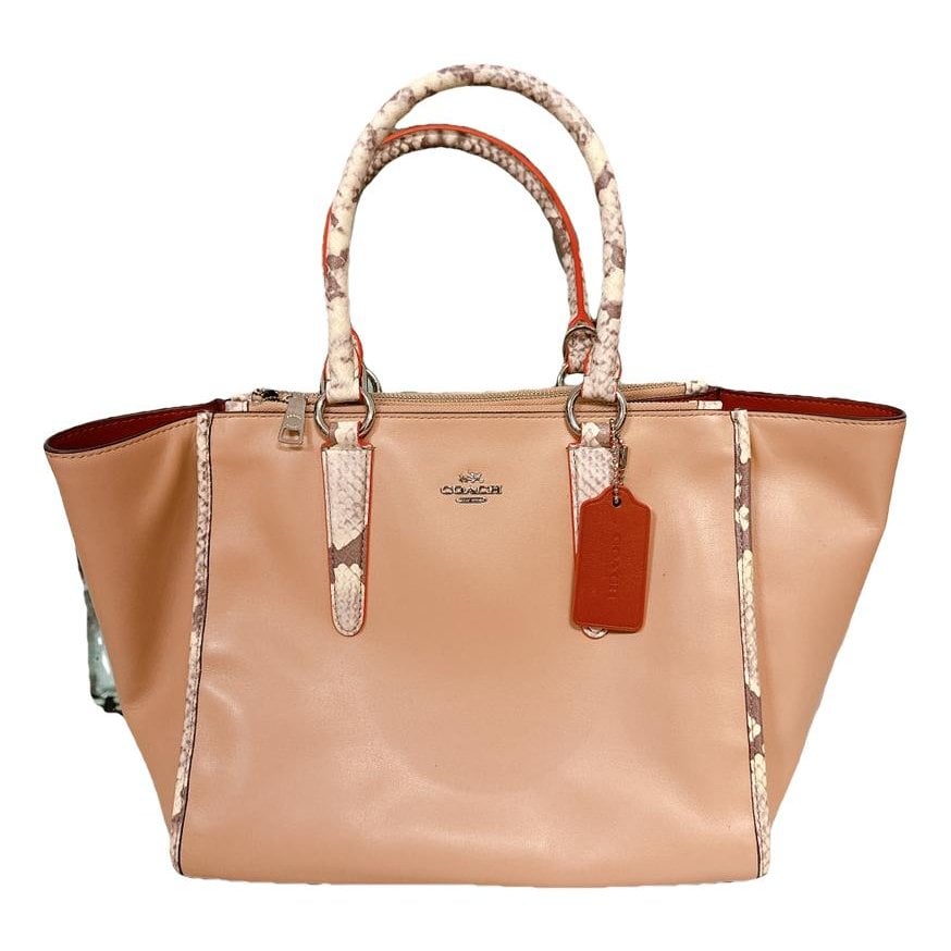 Leather tote
