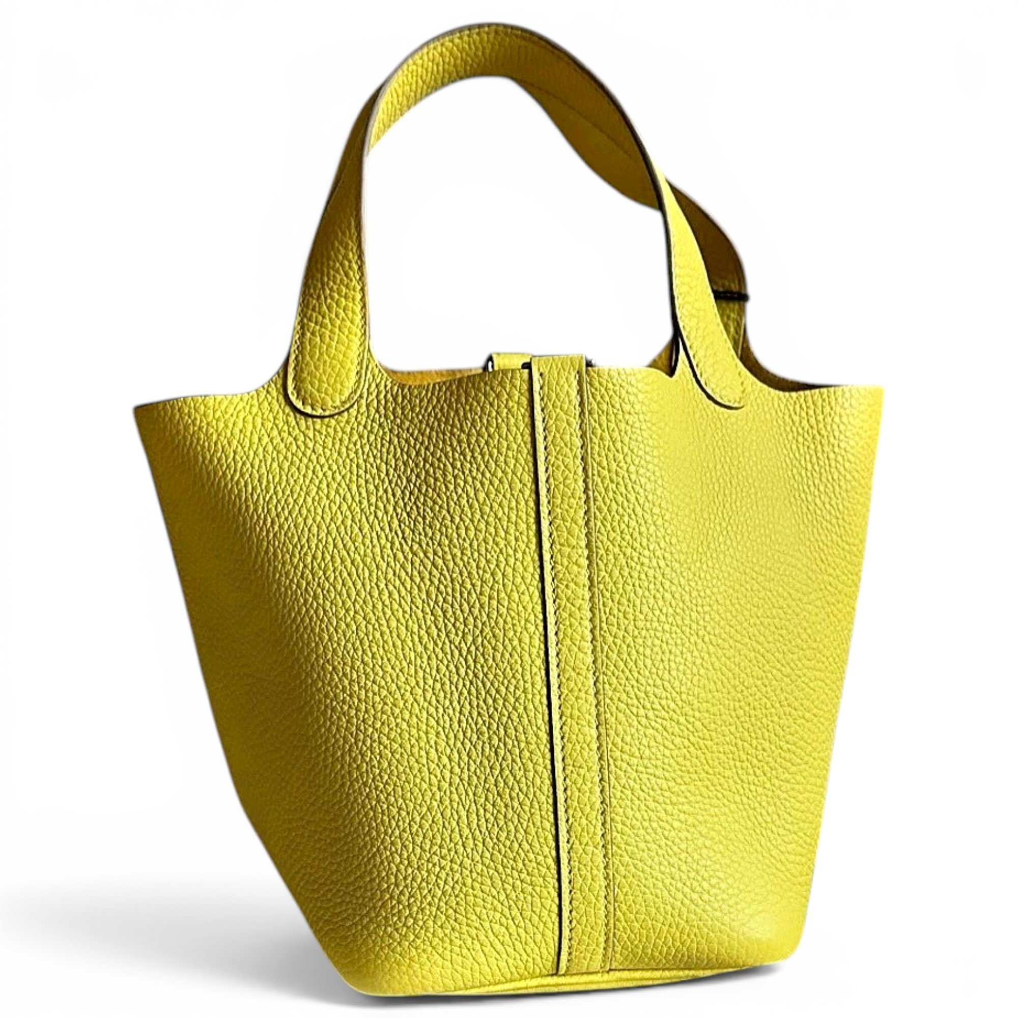 Picotin leather handbag