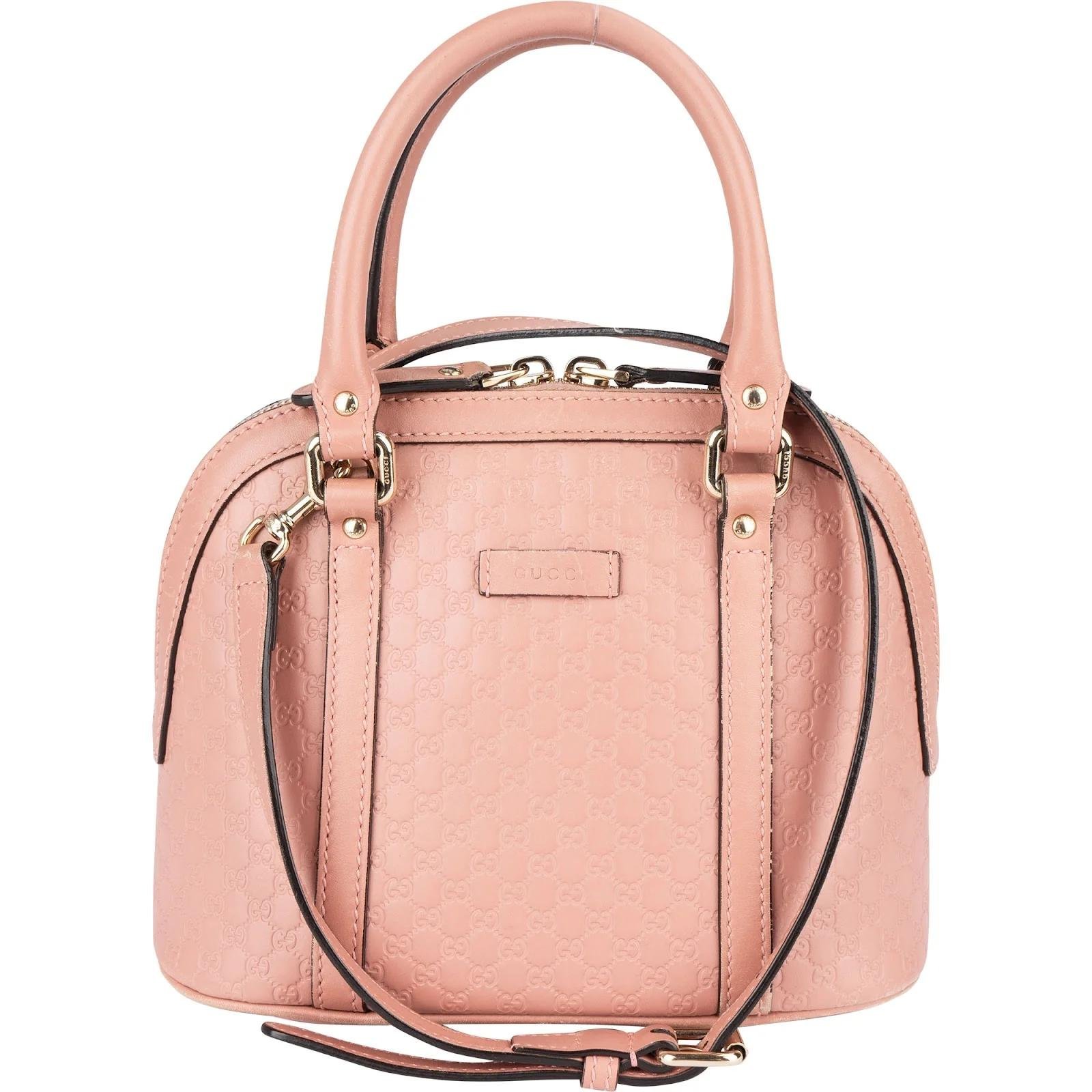 Dôme leather handbag