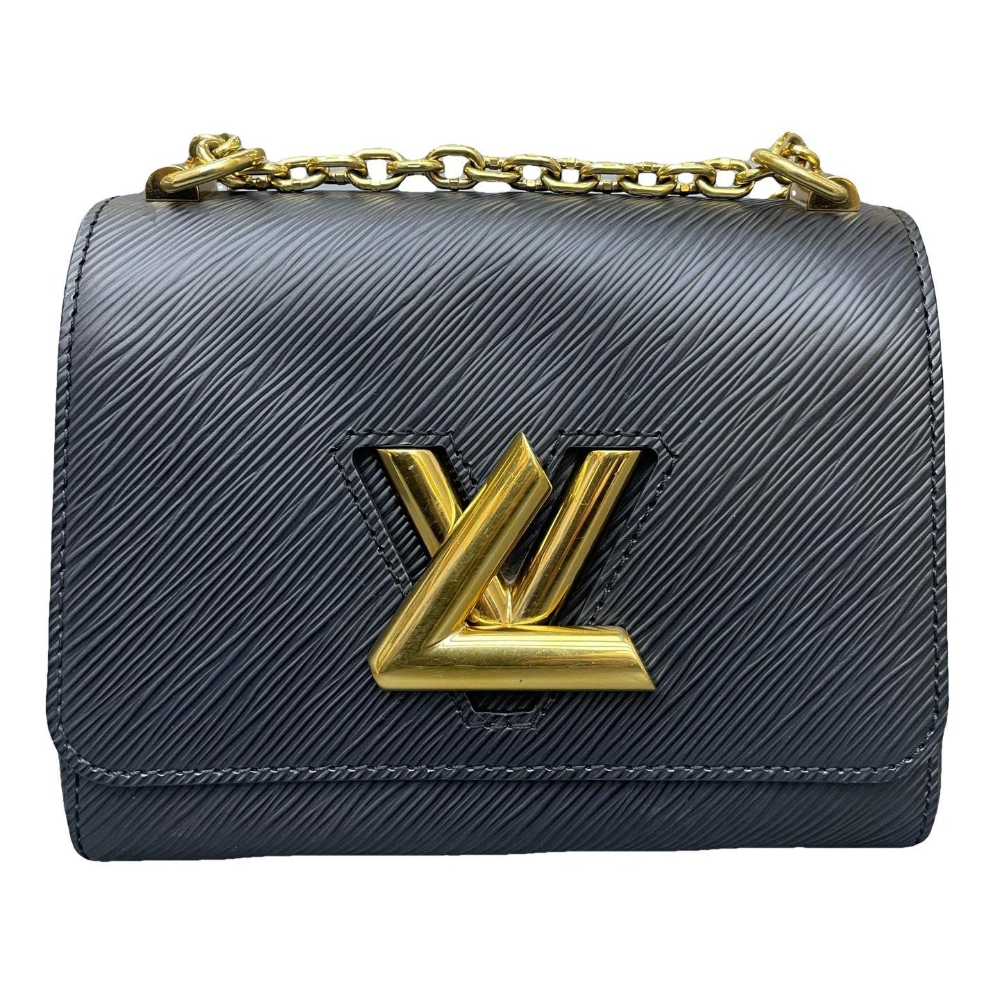 Twist leather handbag