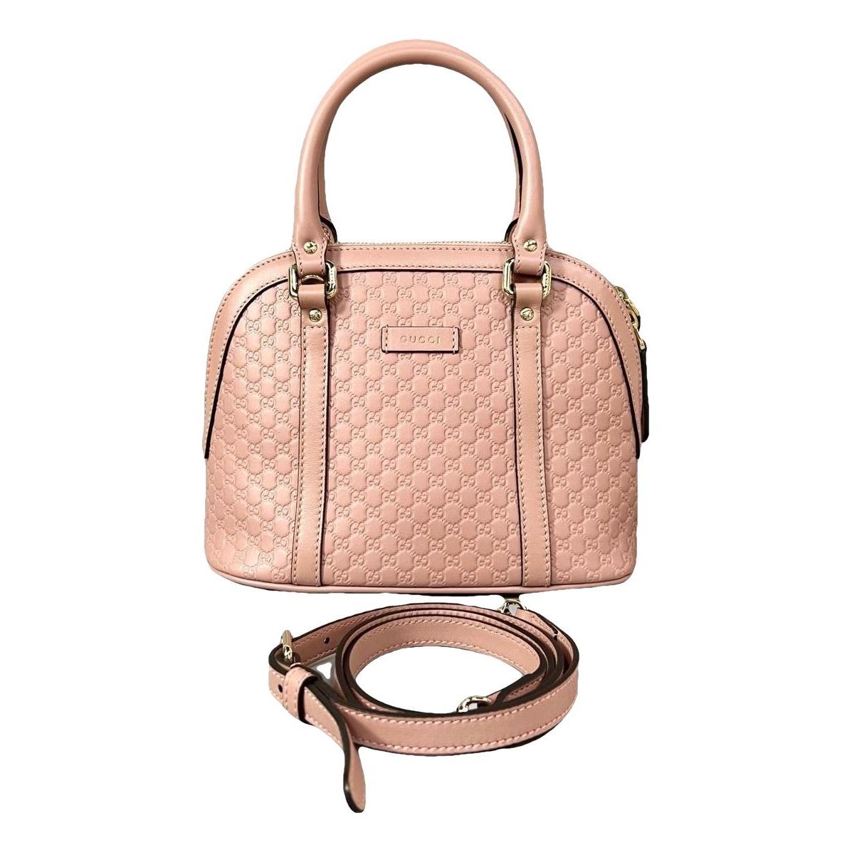 Dôme leather handbag