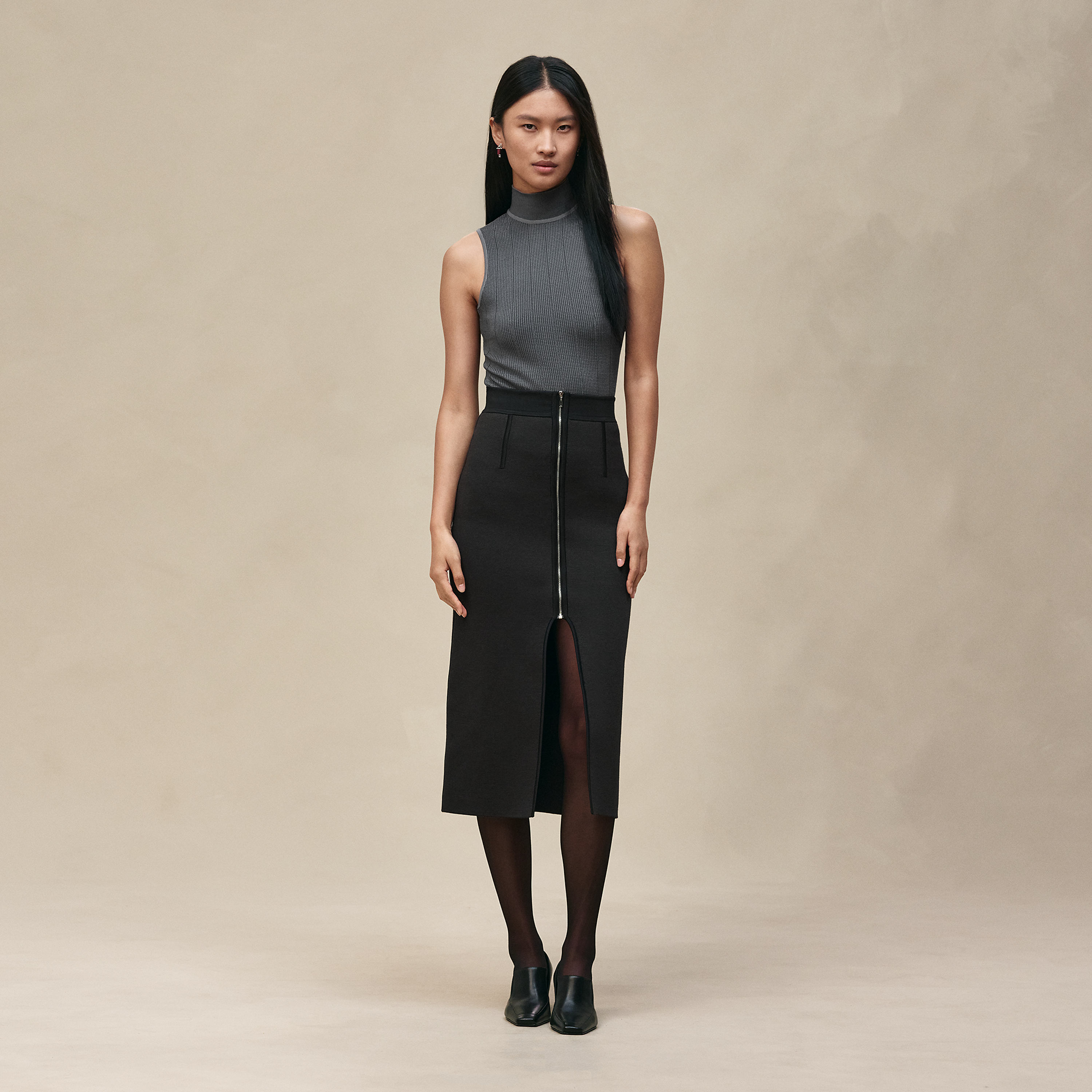 Mid-length skirt