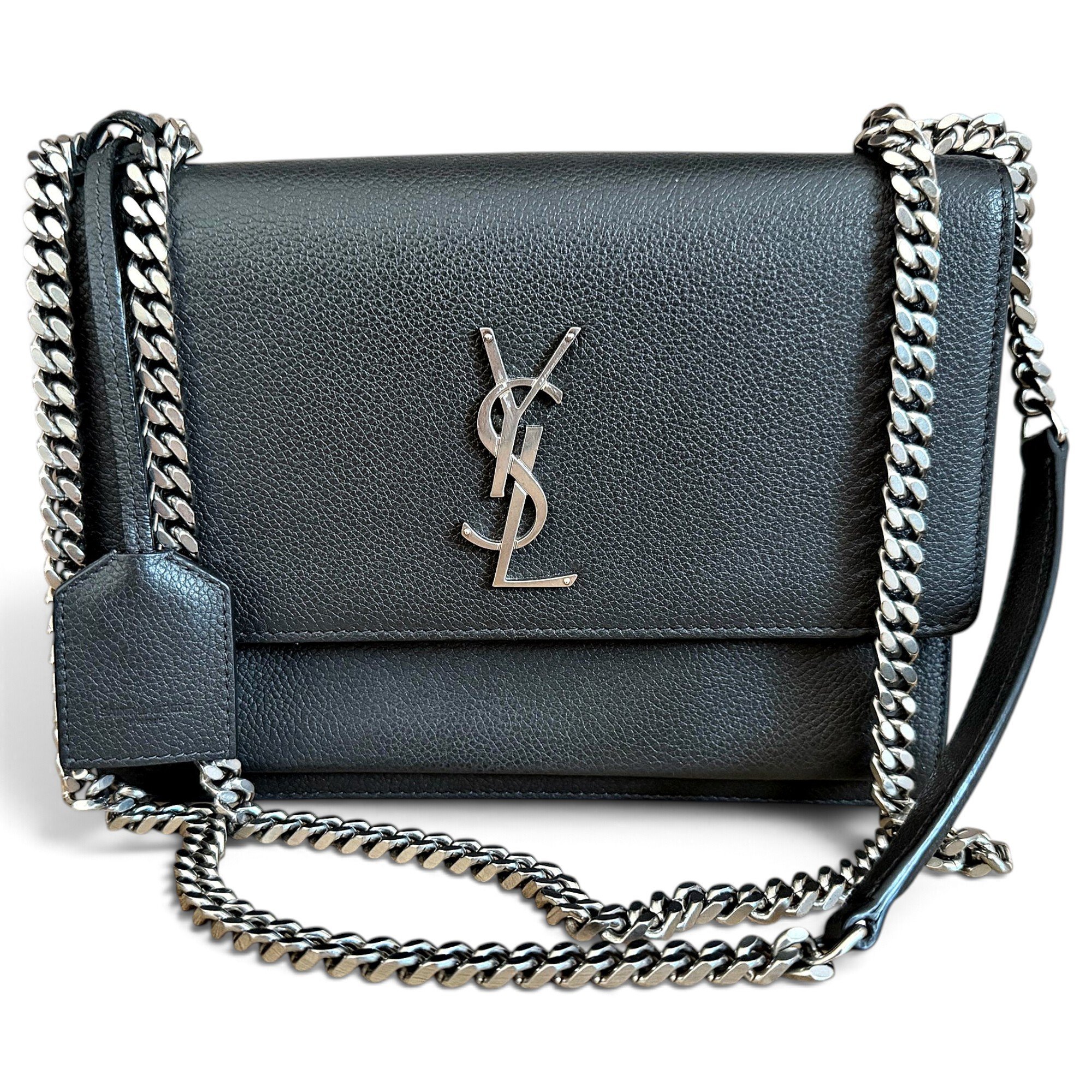Sunset leather crossbody bag