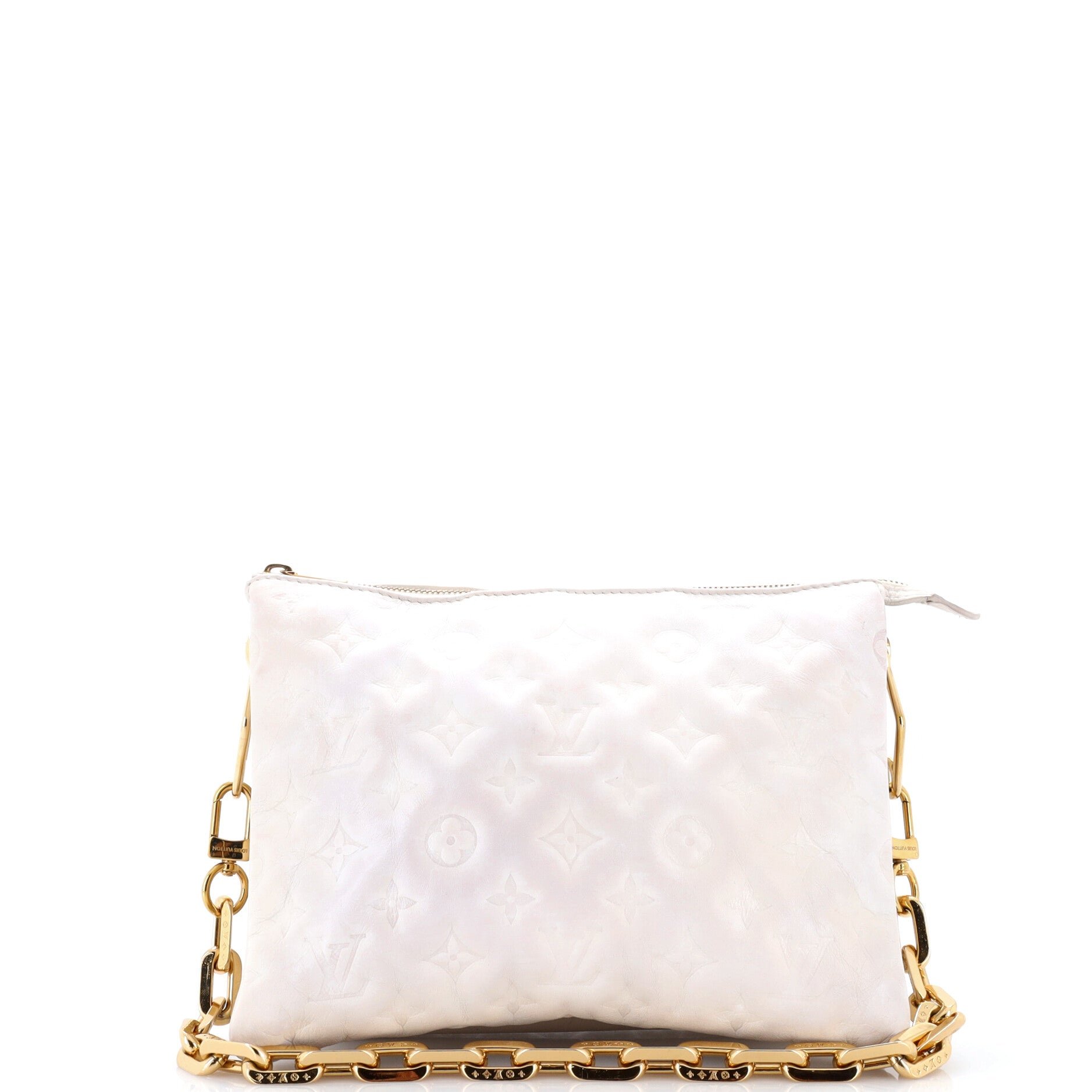 Coussin Bag Monogram Embossed Lambskin PM