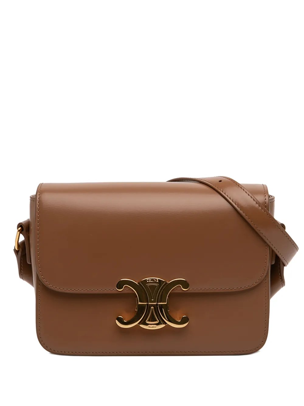 2024 Teen Shiny Calfskin Triomphe crossbody bag