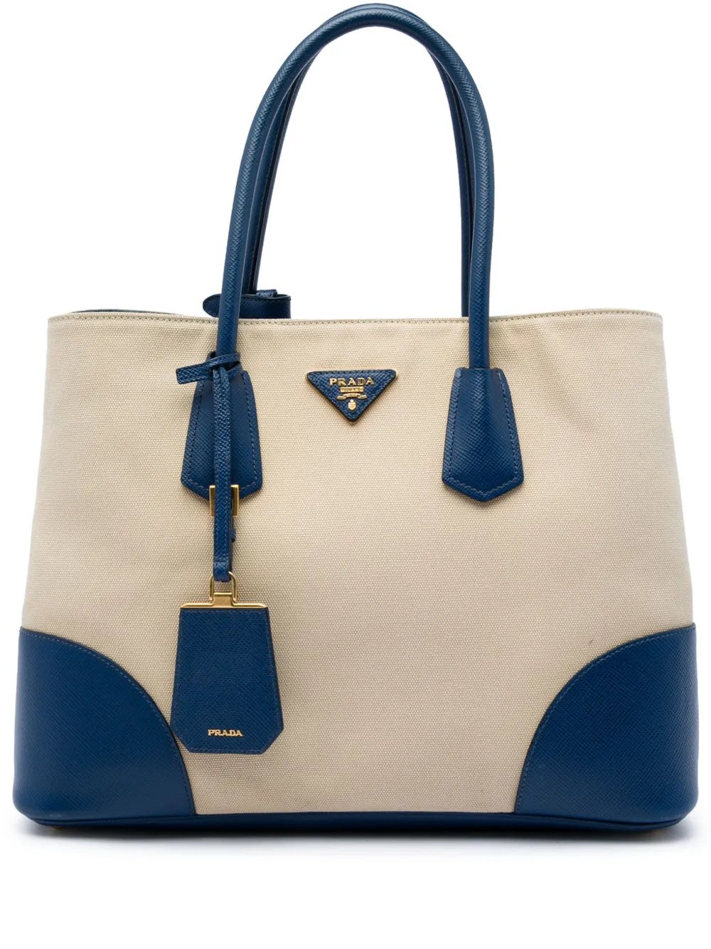 2010-2026 Large Canapa and Saffiano Double satchel
