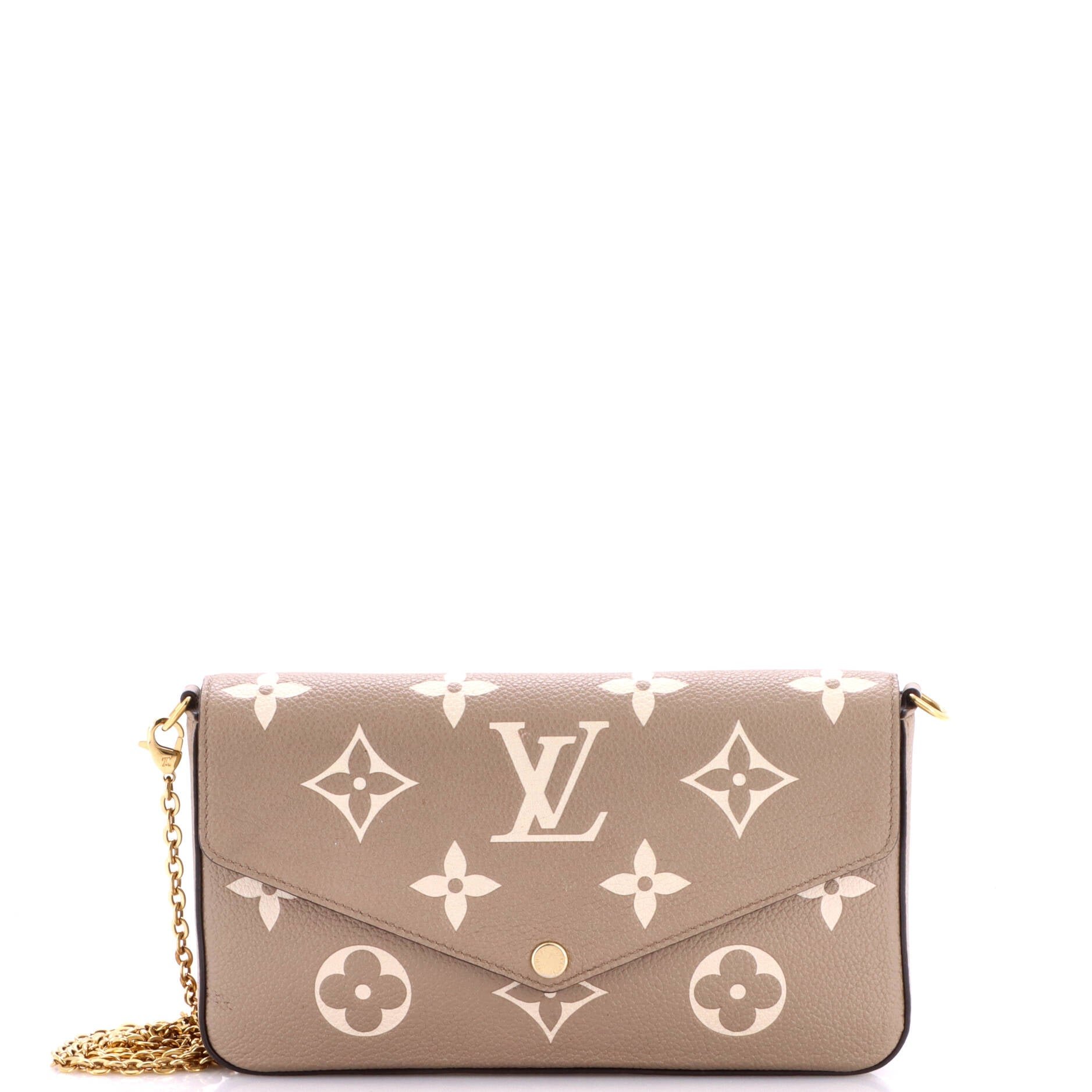 Felicie Pochette Bicolor Monogram Empreinte Giant