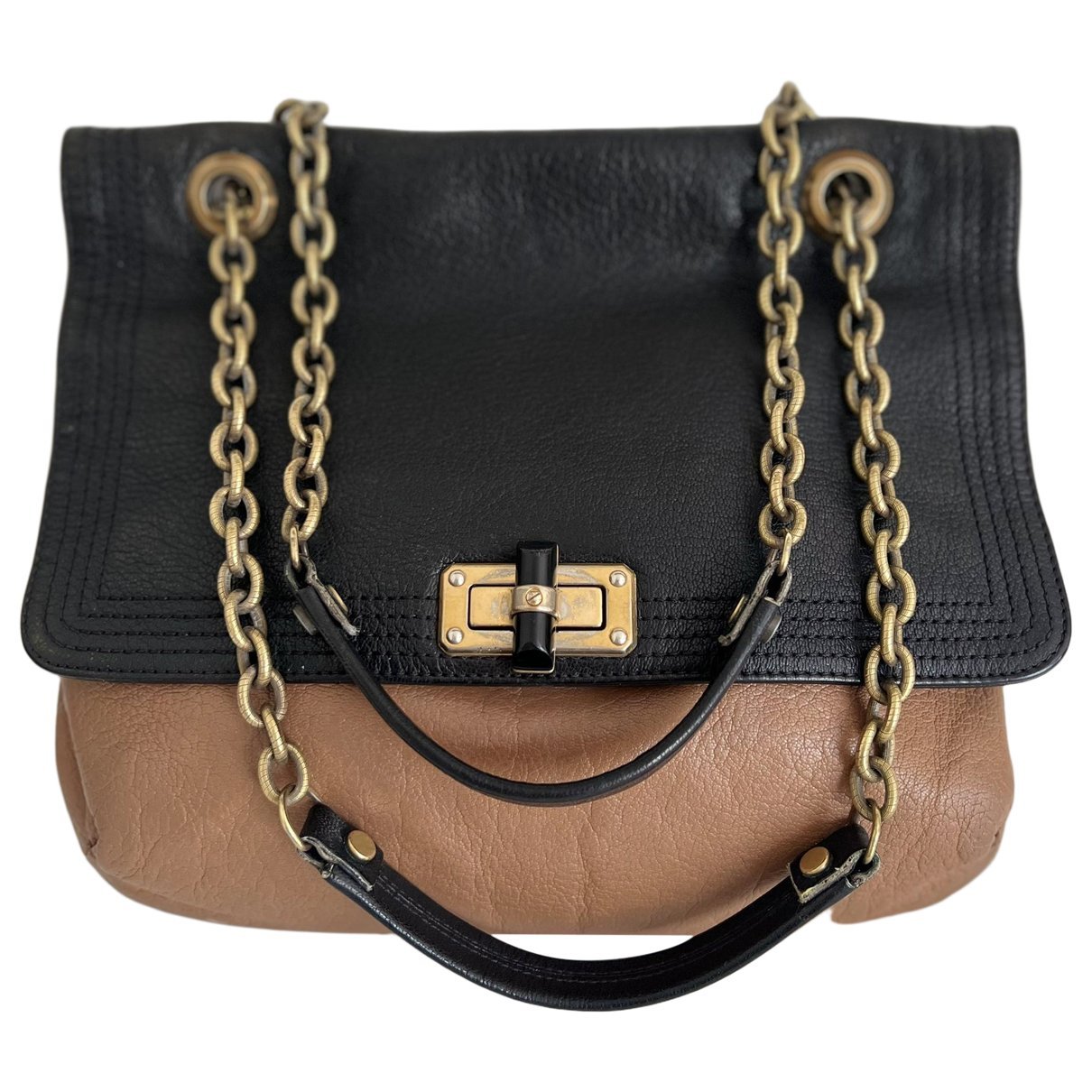 Happy leather handbag