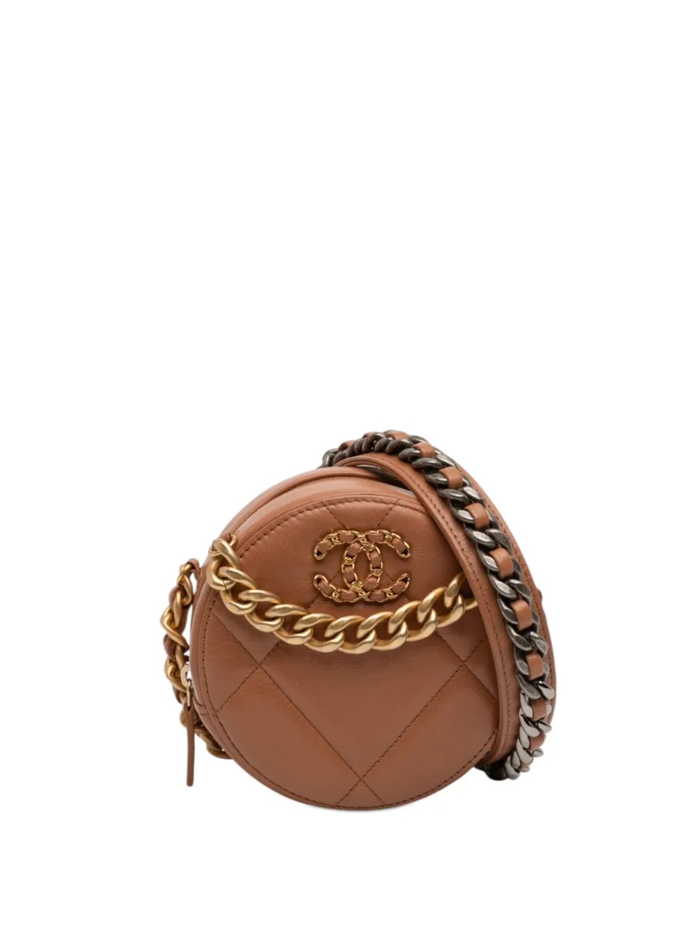 2021 Mini Round 19 Clutch with Strap satchel