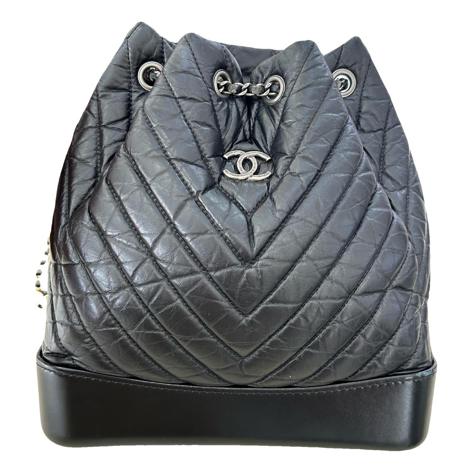 Gabrielle Bucket pony-style calfskin handbag