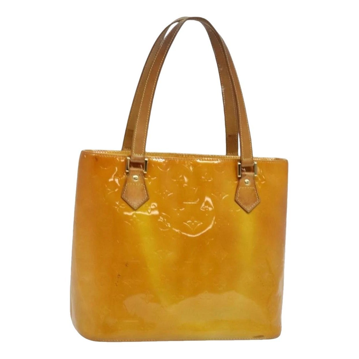 Patent leather handbag