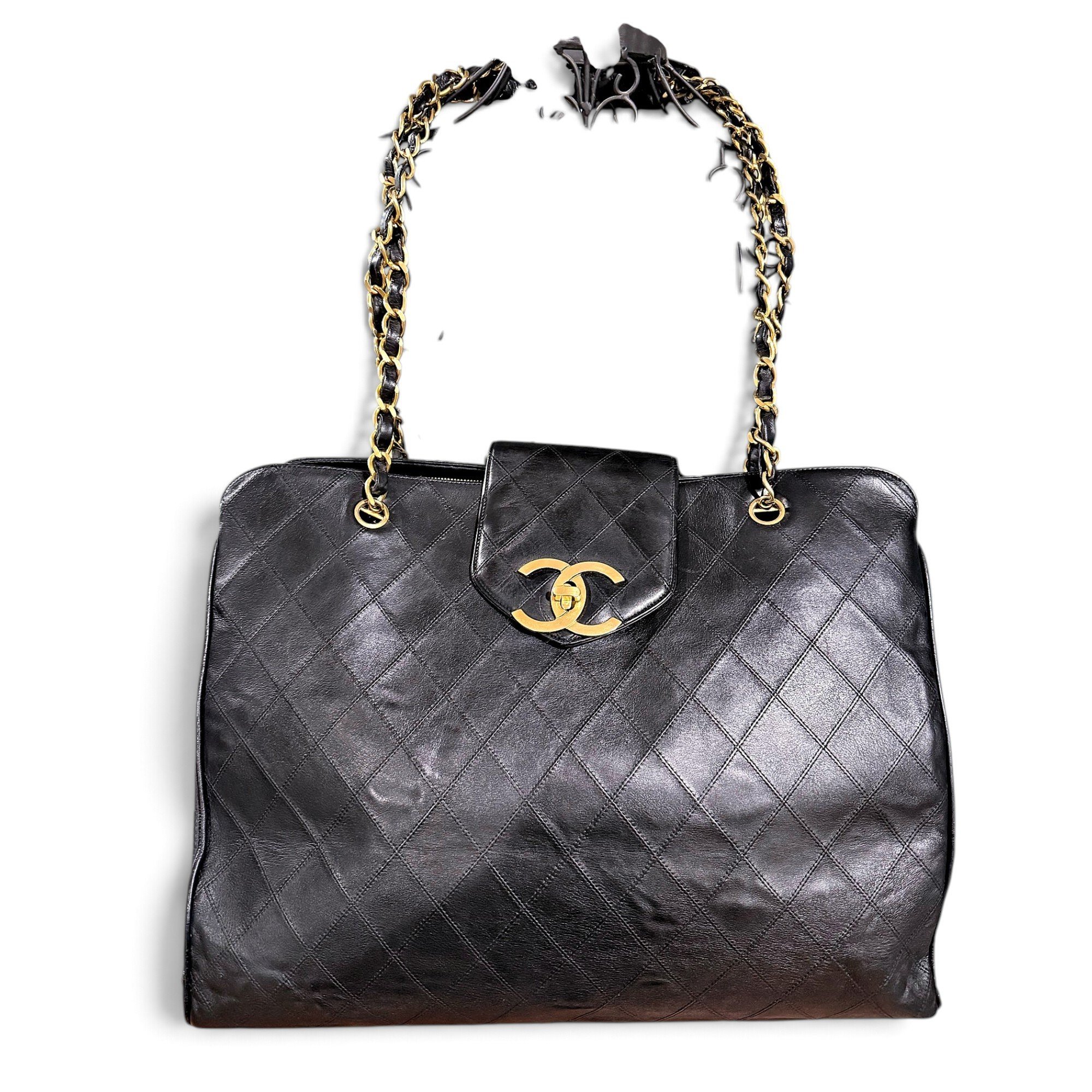 Leather tote