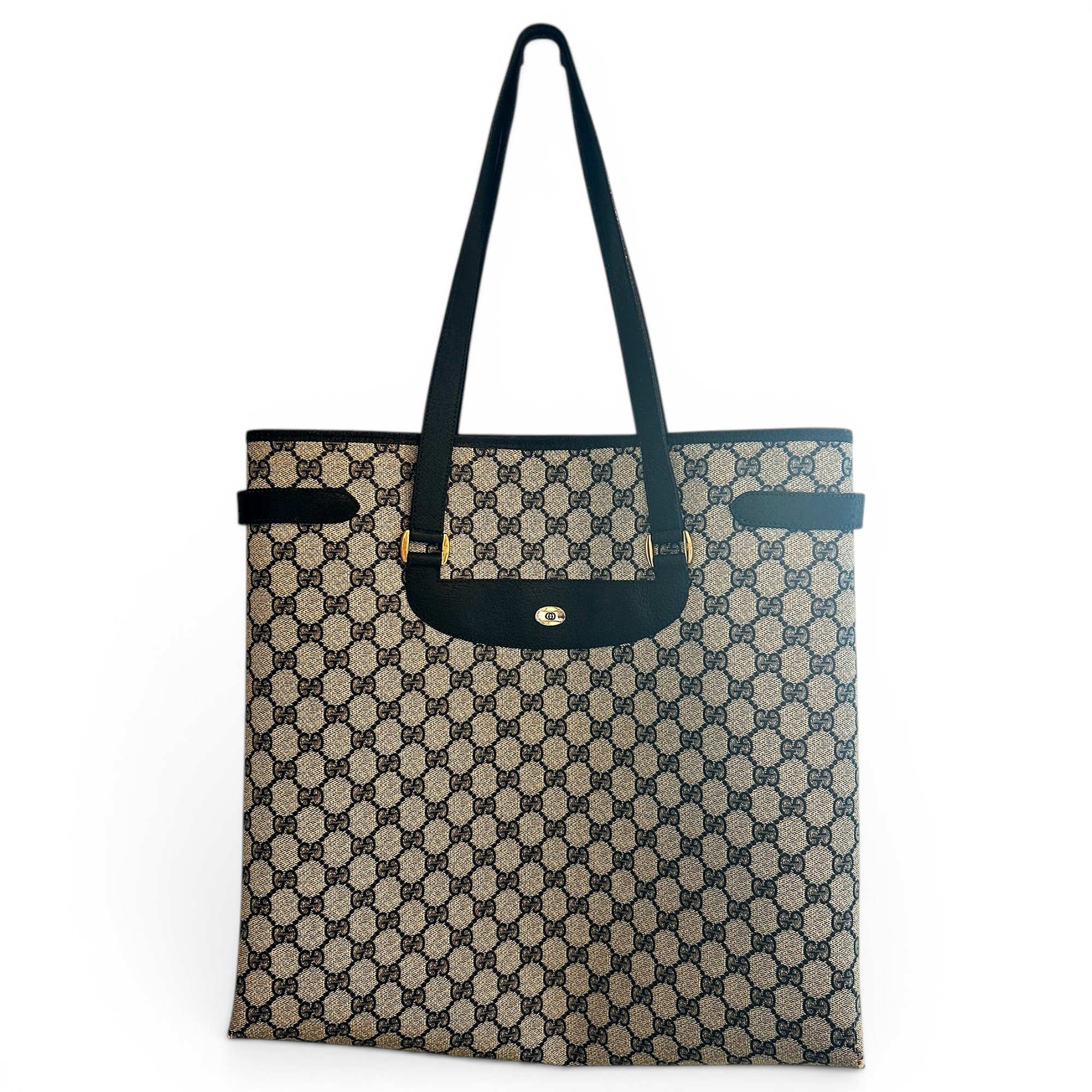 Leather tote