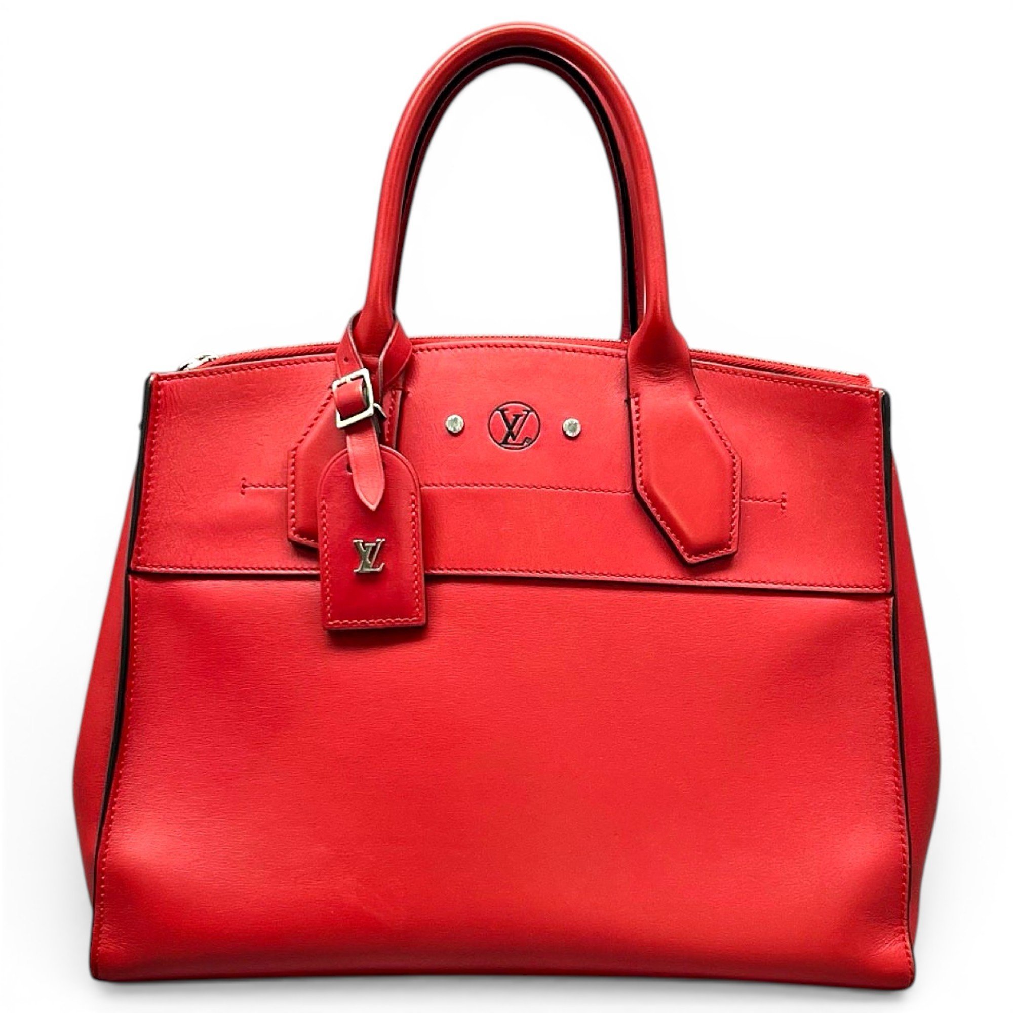 One Handle very leather handbag