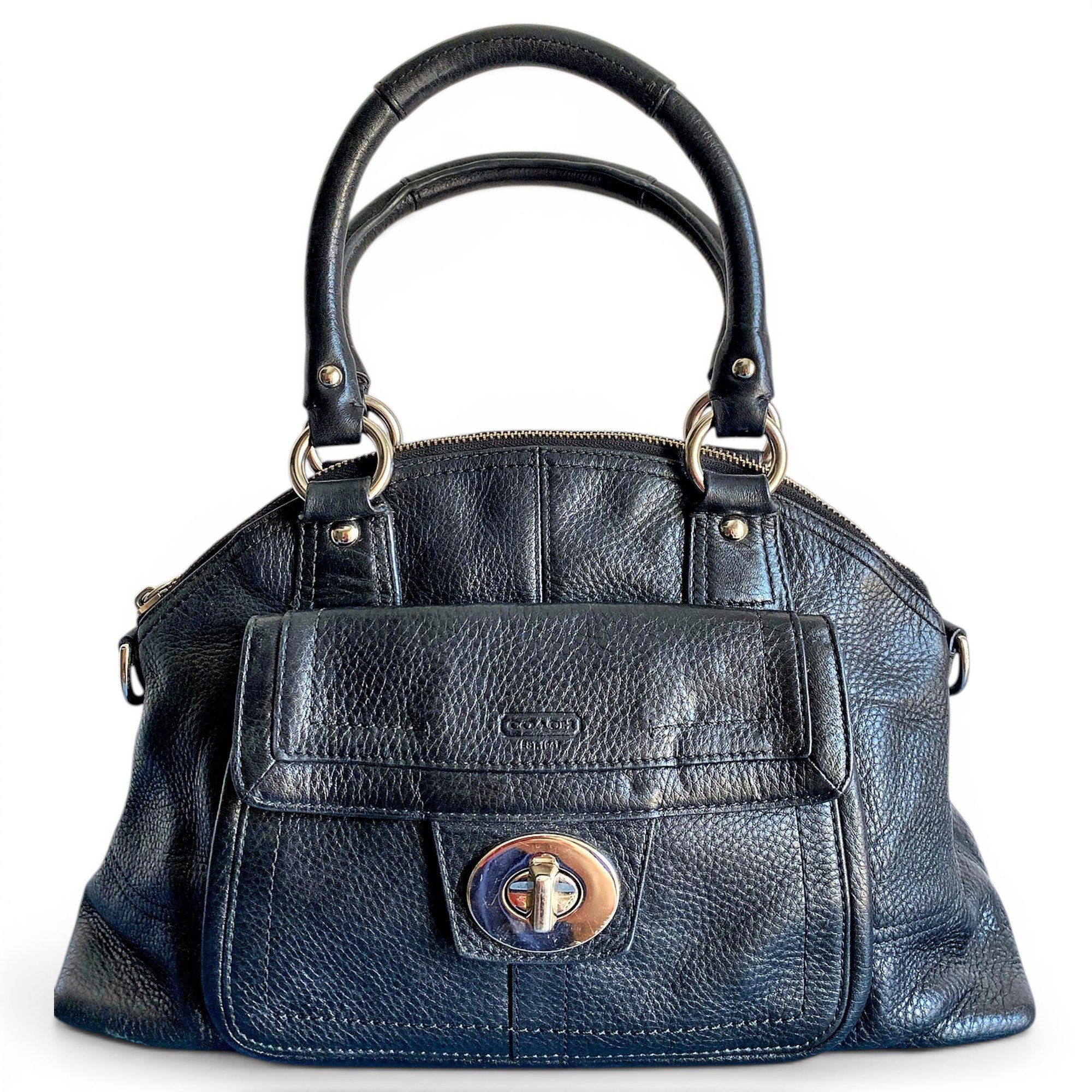 Leather handbag
