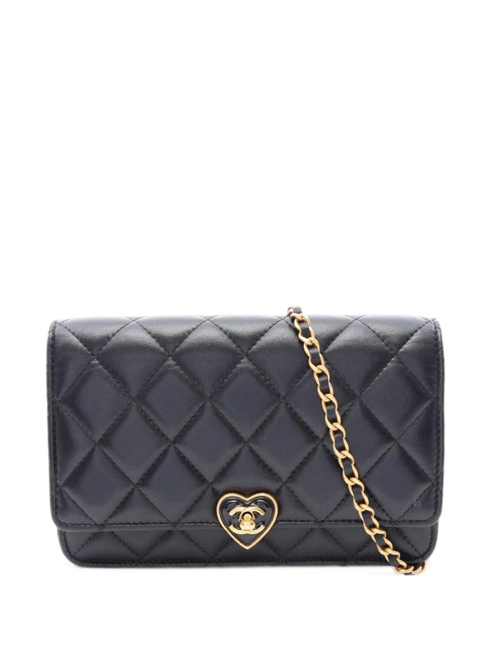 2021 Matelassé heart-lock shoulder bag