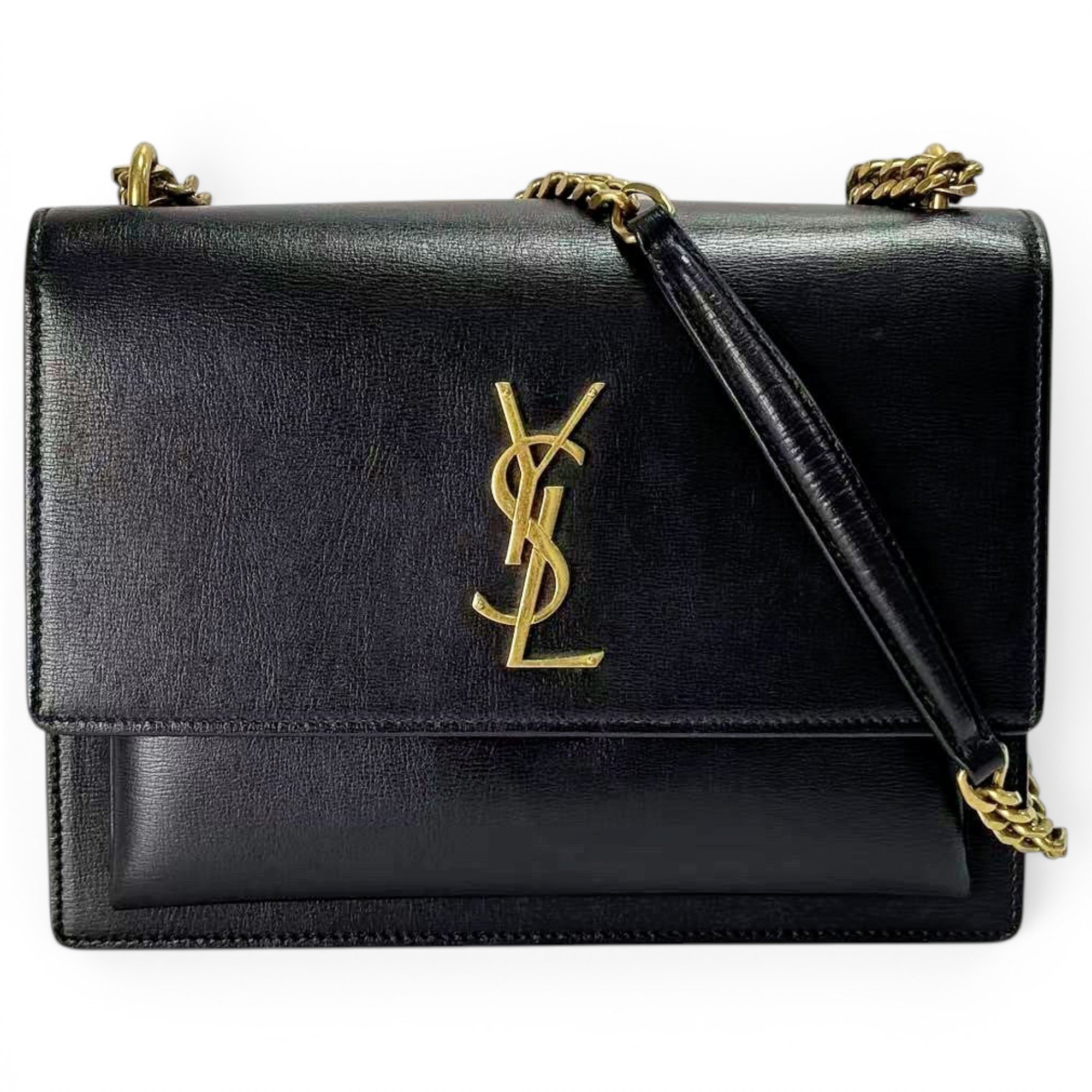 Sunset leather crossbody bag
